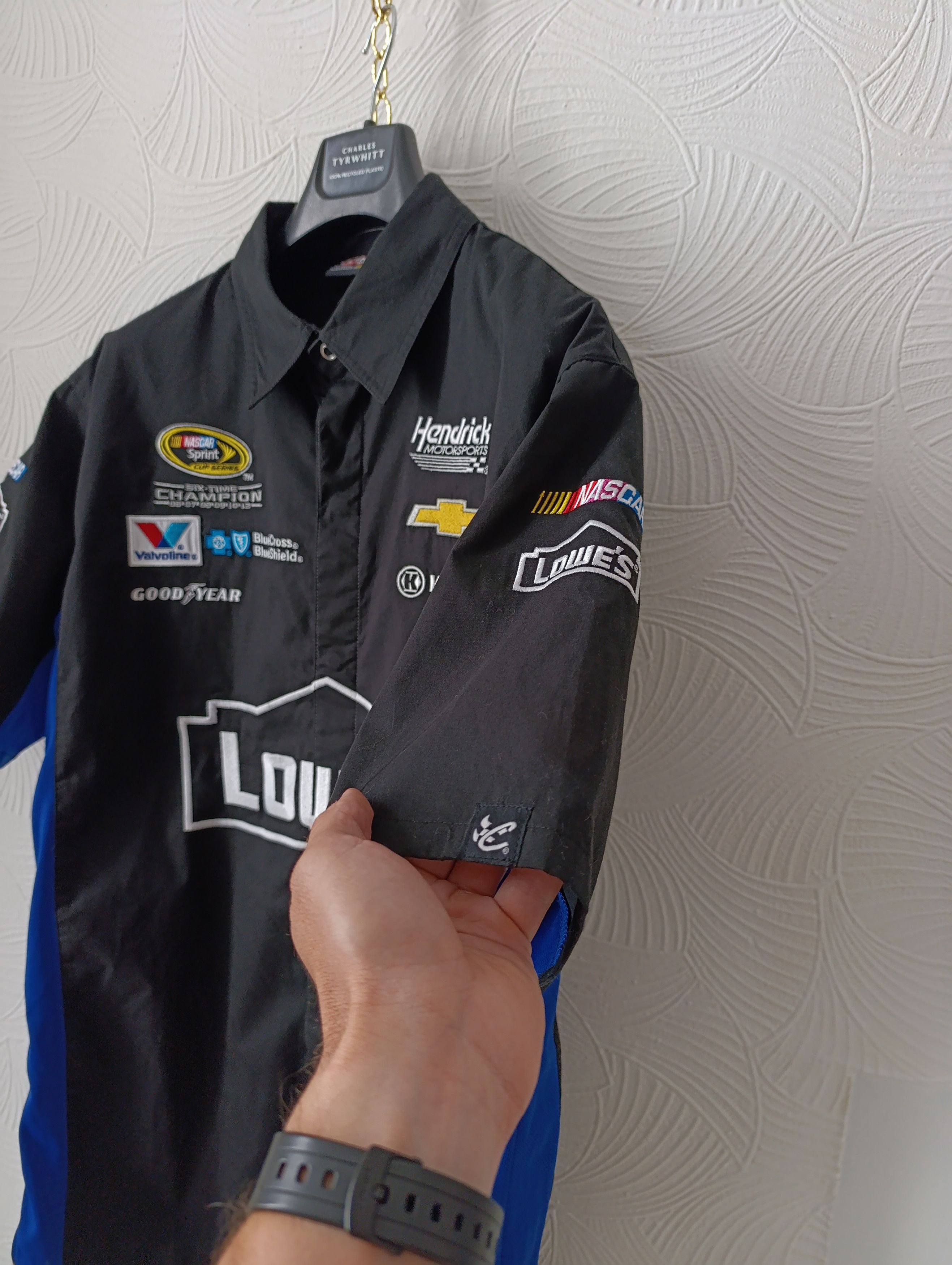 Chase Authentics JIMMIE JOHNSON CHASE LOWE'S BLACK RACING SHIRT MEN NASCAR Size US L / EU 52-54 / 3 - 5 Thumbnail