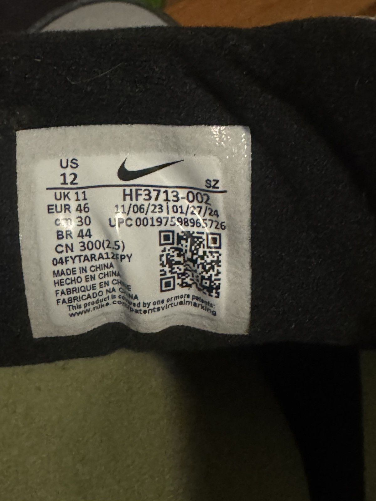 Huf × Nike Huf x Nike Size US 12 / EU 45 - 6 Thumbnail