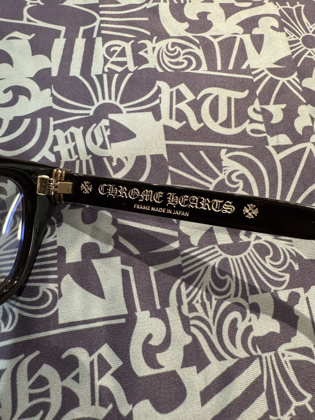 Chrome Hearts Chrome Hearts “Optitcal” Glasses Black/Silver Size ONE SIZE - 7 Thumbnail