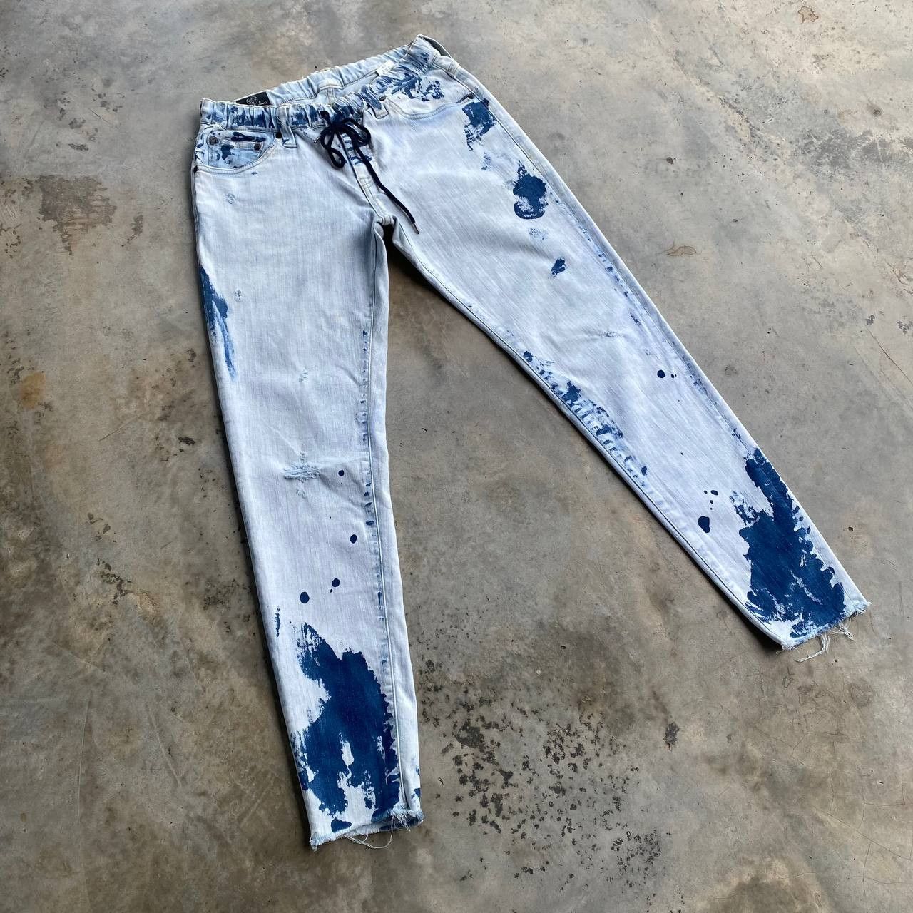 Big John × Kazuki Kuraishi KOJIMA KURASHIKI JAPAN X BIG JOHN PAINTER SWEATPANT ANKLECUT Size US 28 / EU 44 - 4 Thumbnail