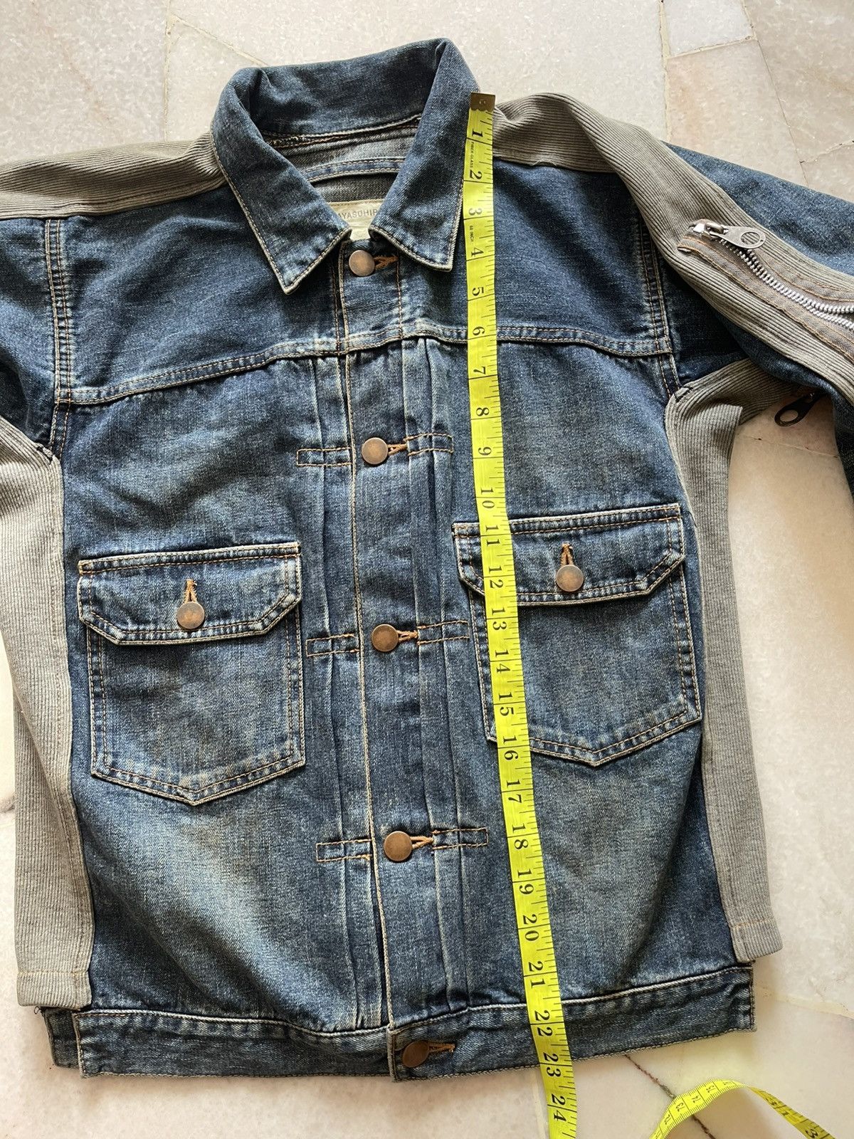 Maison MIHARA YASUHIRO Miharayasuhiro Hybrid TYPE 2 Denim Jacket 10 Size US S / EU 44-46 / 1 - 12 Thumbnail