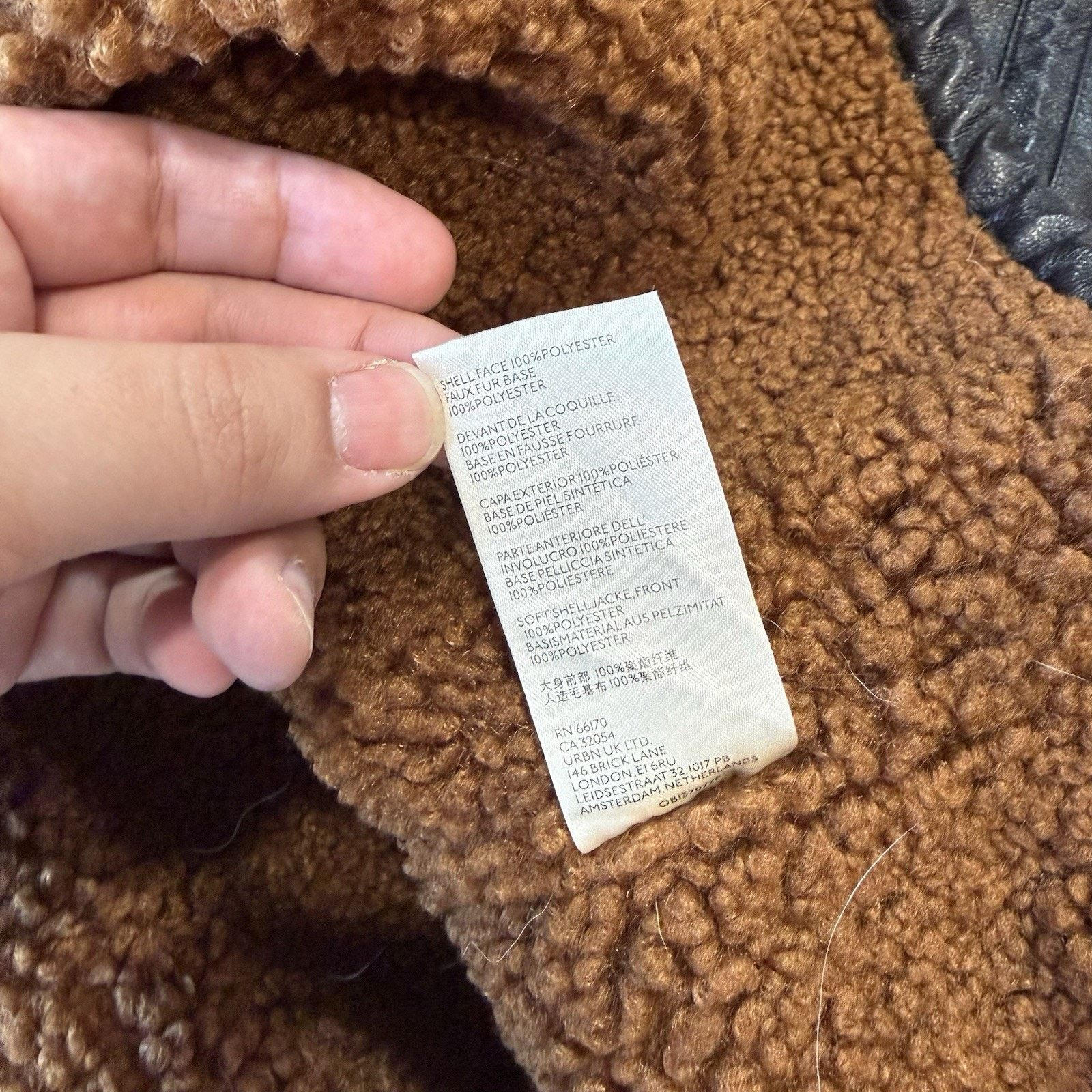 Free People Free People London Vegan Coat Women's Medium Black Long Size M / US 6-8 / IT 42-44 - 7 Thumbnail
