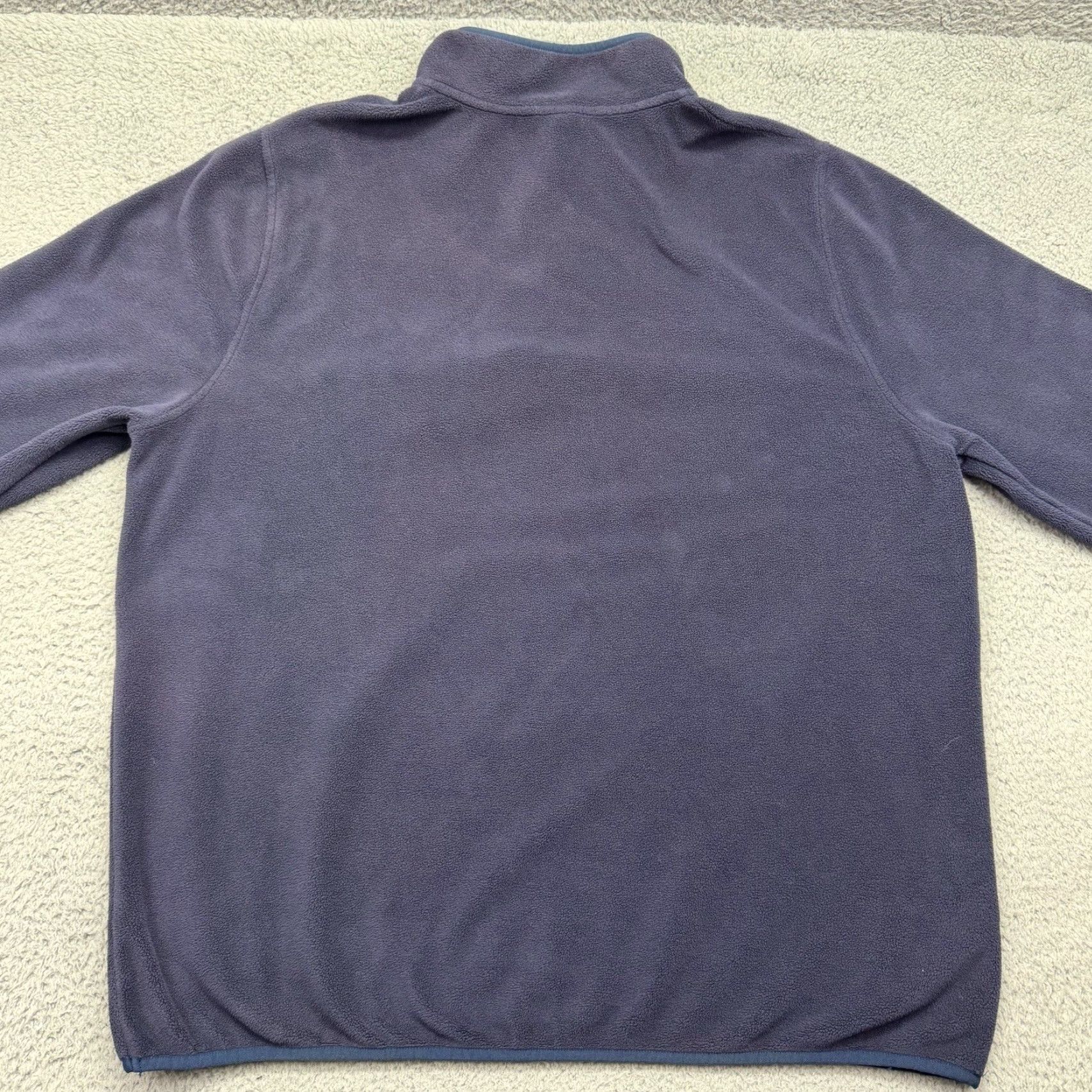 Vintage 32 Degrees Heat Mens XL Navy Blue Fleece Quarter Button Pullover Jacket Size US XL / EU 56 / 4 - 3 Thumbnail