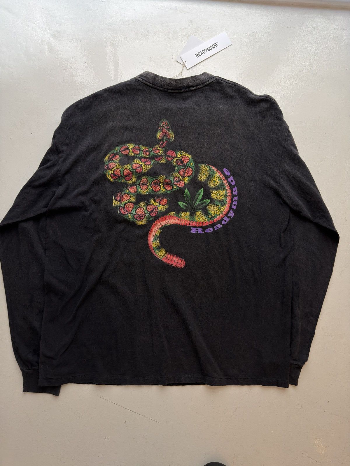 READYMADE READYMADE Snake L/S T-Shirt Size US XXL / EU 58 / 5 - 7 Thumbnail