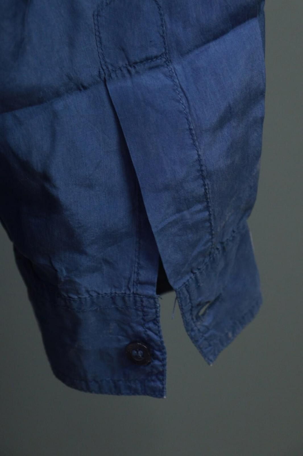 Valentino Valentino Silk Blue Button Up Pockets Overshirt Shirt Size S Size US S / EU 44-46 / 1 - 12 Thumbnail