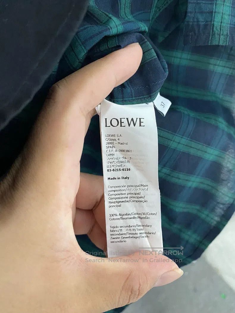 Loewe Loewe size 37 Lined Plaid Zip-up Patchwork Fake Two-Piece J Size US XS / EU 42 / 0 - 5 Thumbnail