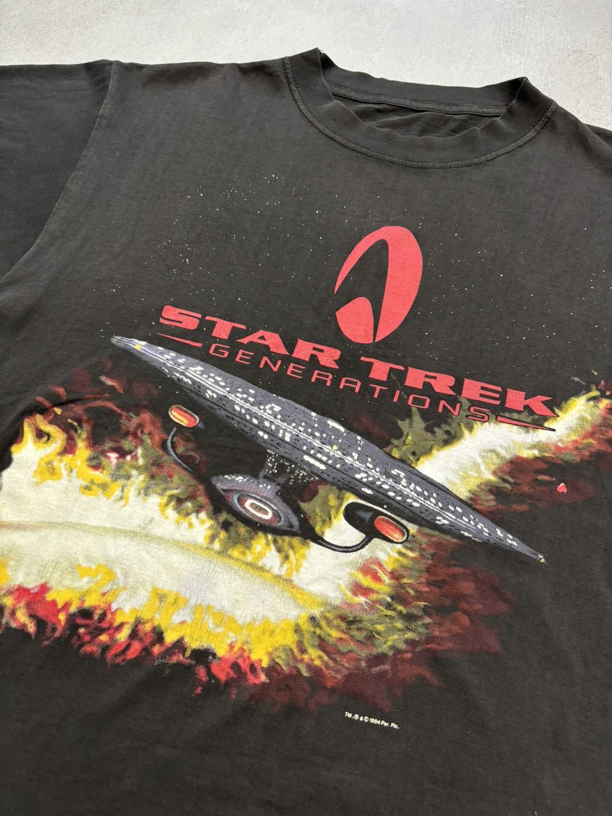 Vintage Vintage Star Trek Generations 1994 T-Shirt Paramount Pic 90s Size US M / EU 48-50 / 2 - 3 Thumbnail