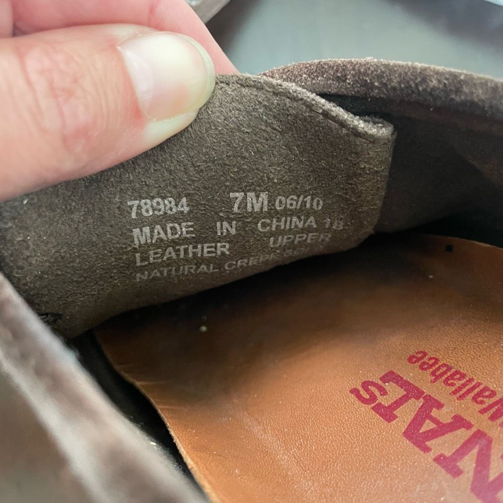 Clarks Clarks Original Wallabies Brown Suede $150 Womens 7 Size US 7 / IT 37 - 8 Thumbnail
