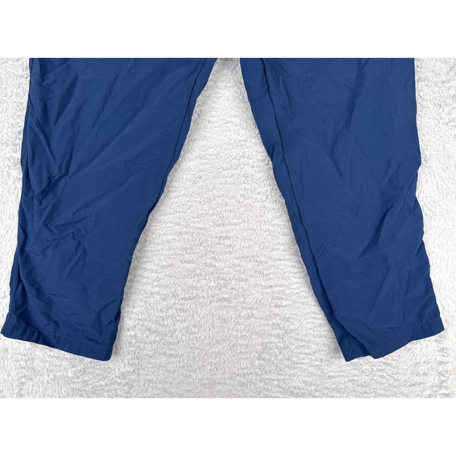 Vintage Travelsmith Pants Men Large Blue Pleated Cargo Zipper Pockets Hike Camp 36x26 Size US 33 - 2 Thumbnail