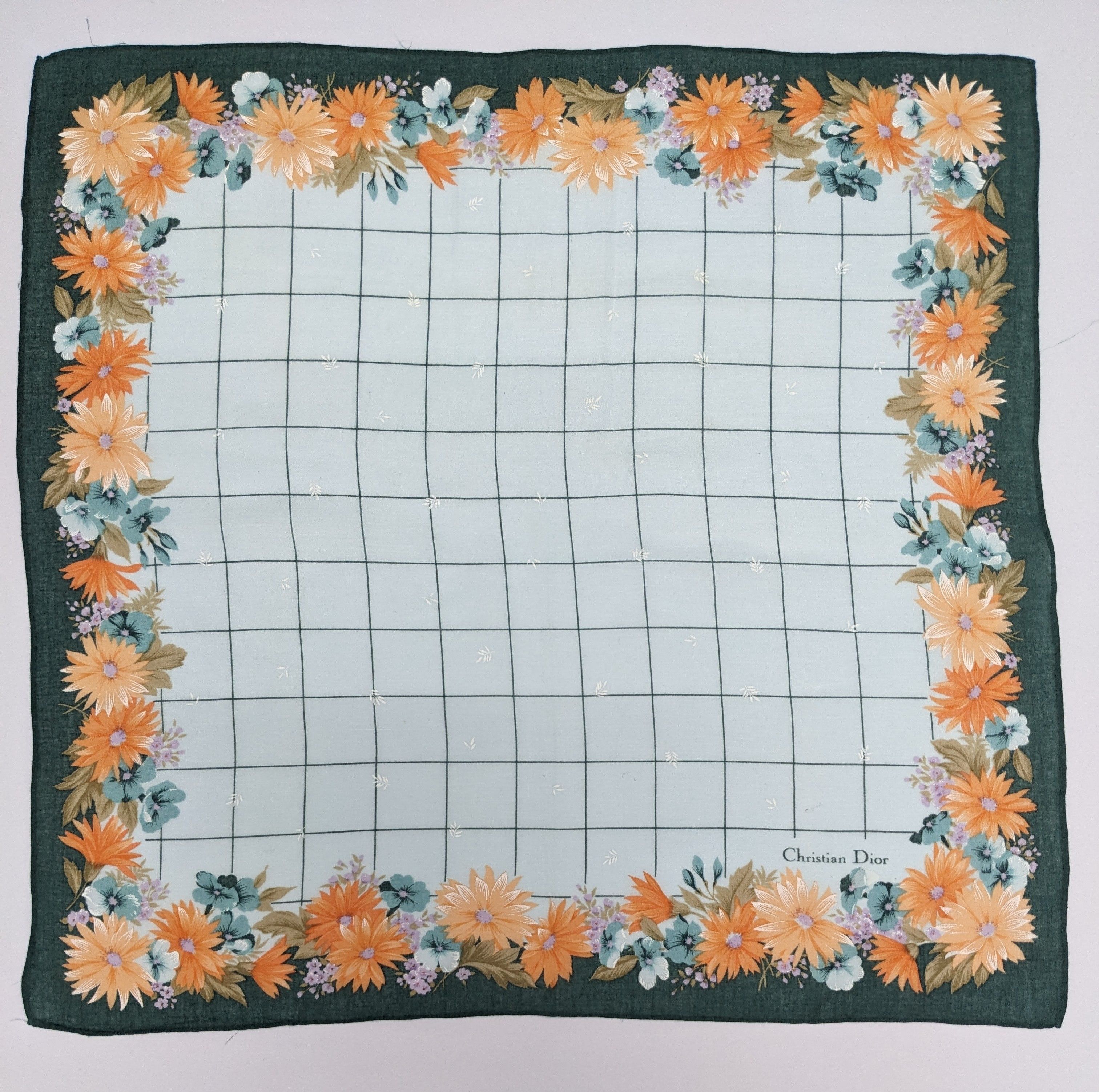 Christian Dior Monsieur CHRISTIAN DIOR BOTANICAL FLORAL HANDKECHIEF Size ONE SIZE - 3 Thumbnail