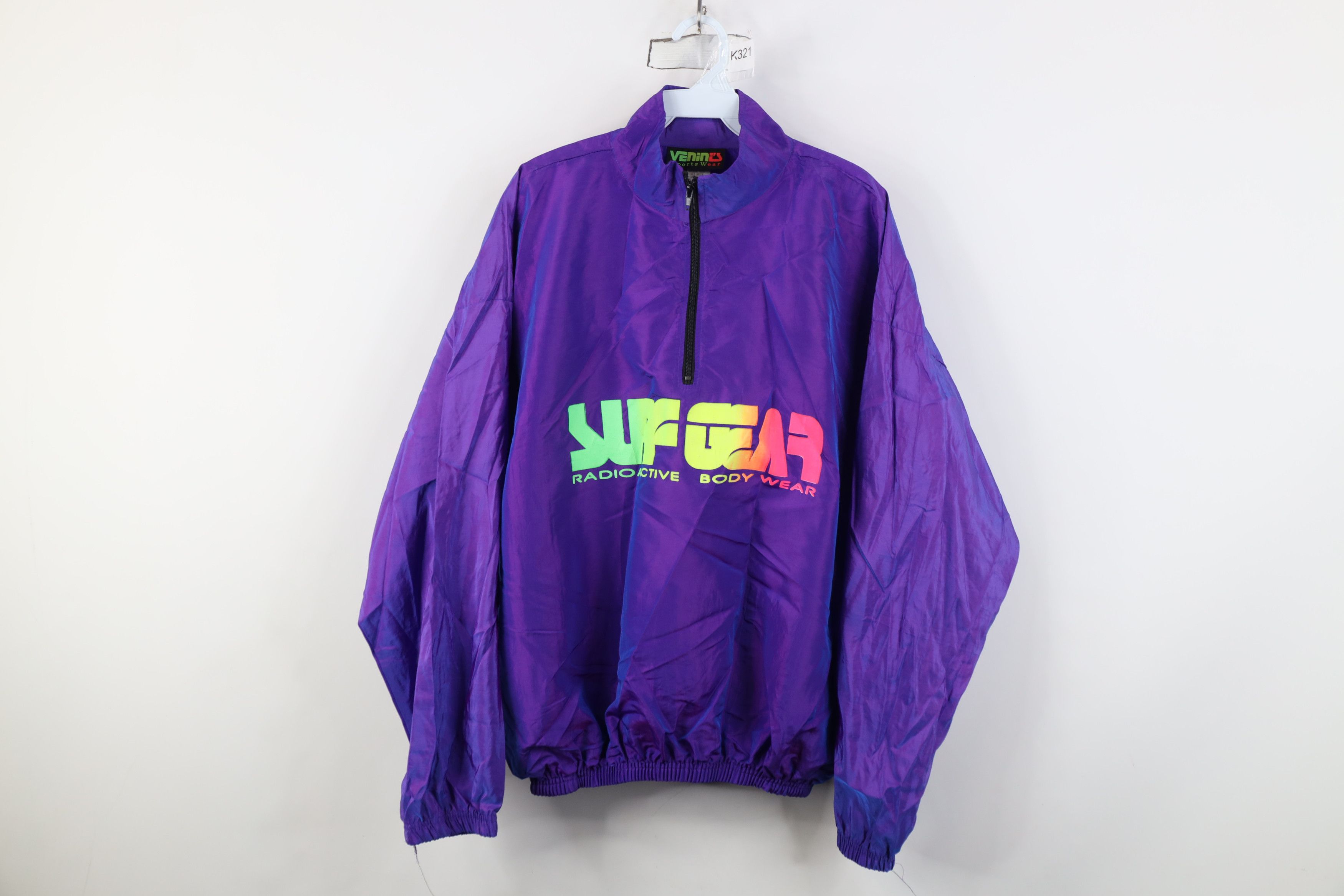 Vintage Vintage 90s Surf Gear Chromatic Windbreaker Jacket USA Size US XXL / EU 58 / 5 - 1 Thumbnail