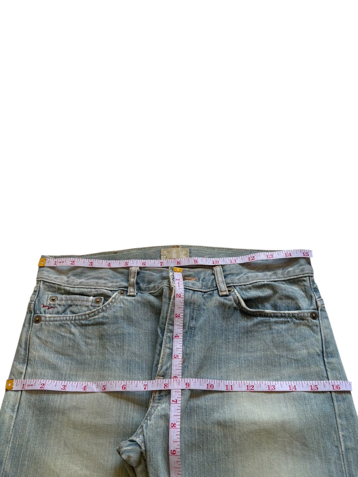 Edwin × Japanese Brand Vintage Edwin 503 Mud Wash Bootcut Flare Jeans Size US 30 / EU 46 - 13 Thumbnail