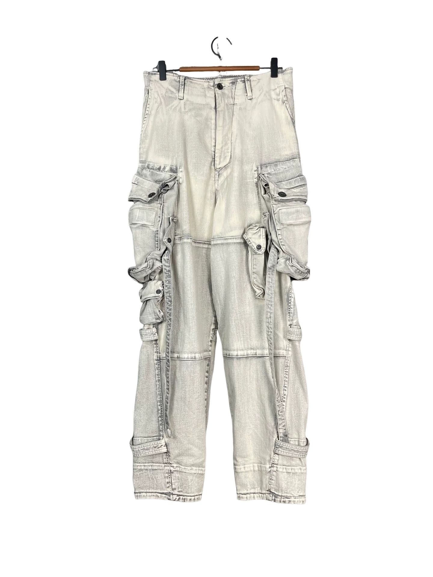 Julius Julius_7 Distressed Cargo Pants Size 32 Size US 32 / EU 48 - 1 Thumbnail