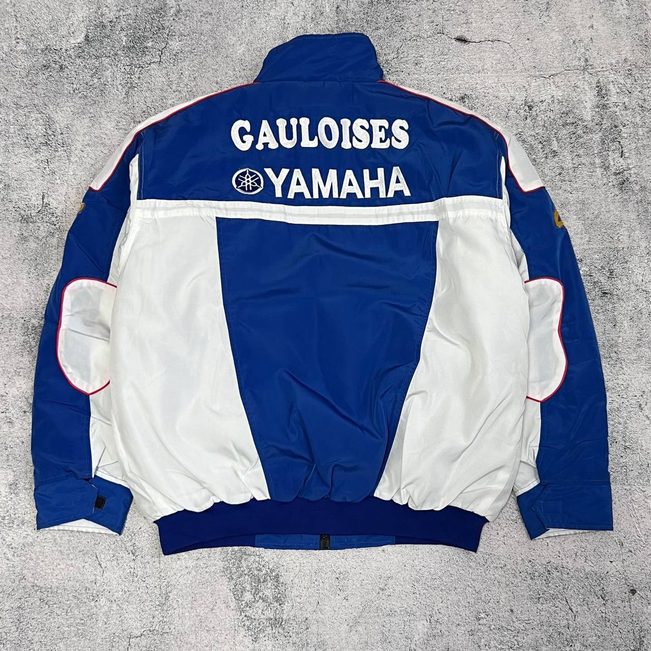 Vintage × Yamaha Yamaha Factory Racing Jacket Blue and White Men's L Size US L / EU 52-54 / 3 - 8 Thumbnail