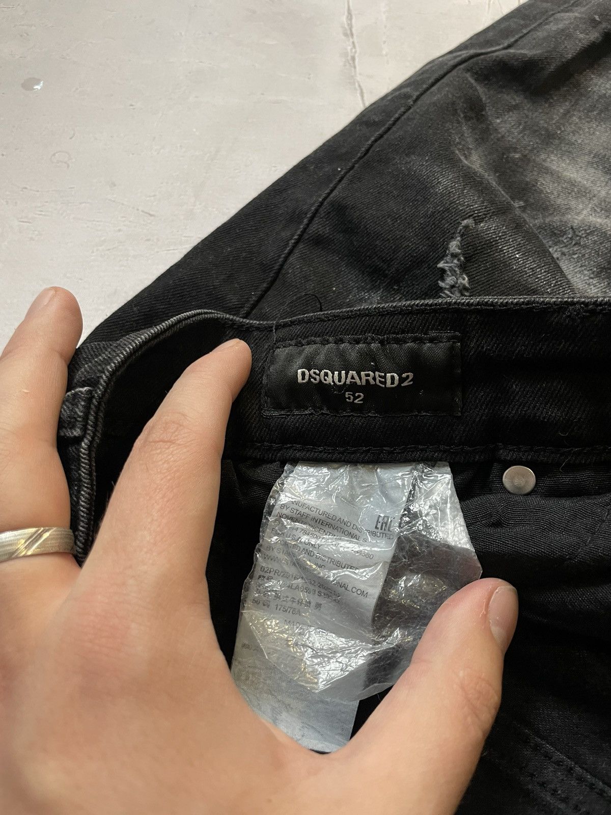 Dsquared2 Dsquared2 Distressed Denim Painted Pants Size US 36 / EU 52 - 10 Thumbnail