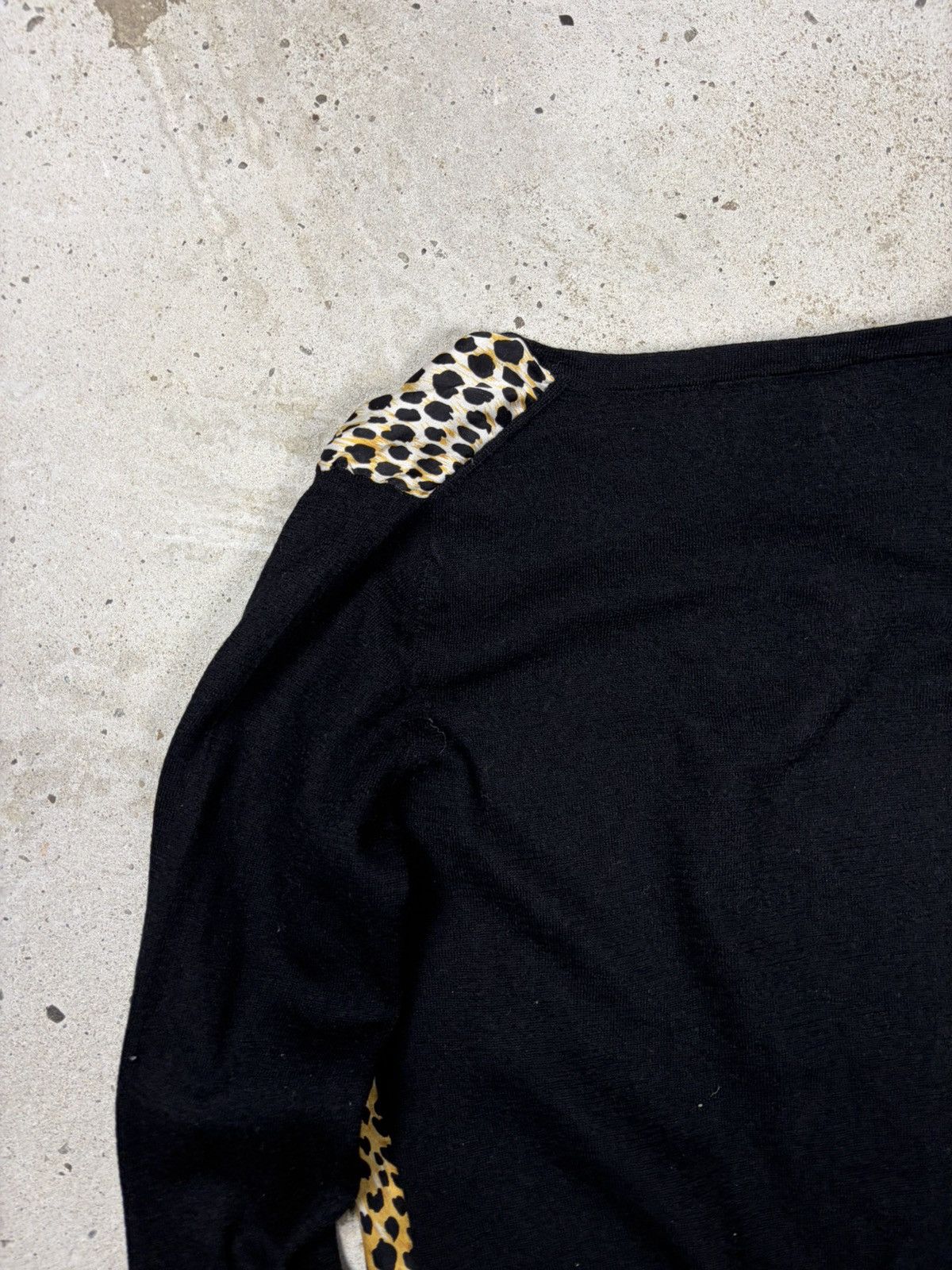 Dolce & Gabbana Dolce & Gabbana Leopard Print Silk & Wool Cardigan Sweater Size S / US 4 / IT 40 - 12 Thumbnail