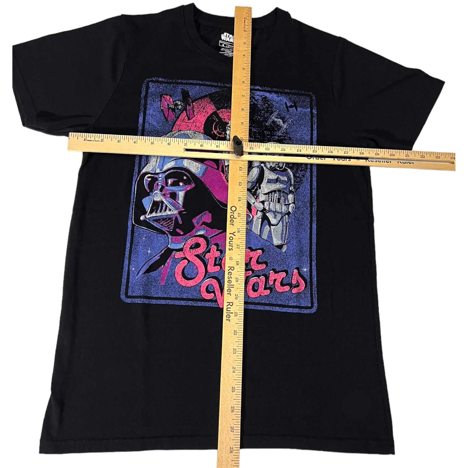 Star Wars Star Wars Darth Vader Stormtrooper Retro T-Shirt Black Size US M / EU 48-50 / 2 - 6 Thumbnail