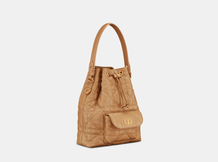 Dior o1w1db10426 M3372U Size :OS/Small Bucket Bag in Light Gold Size ONE SIZE - 2 Thumbnail