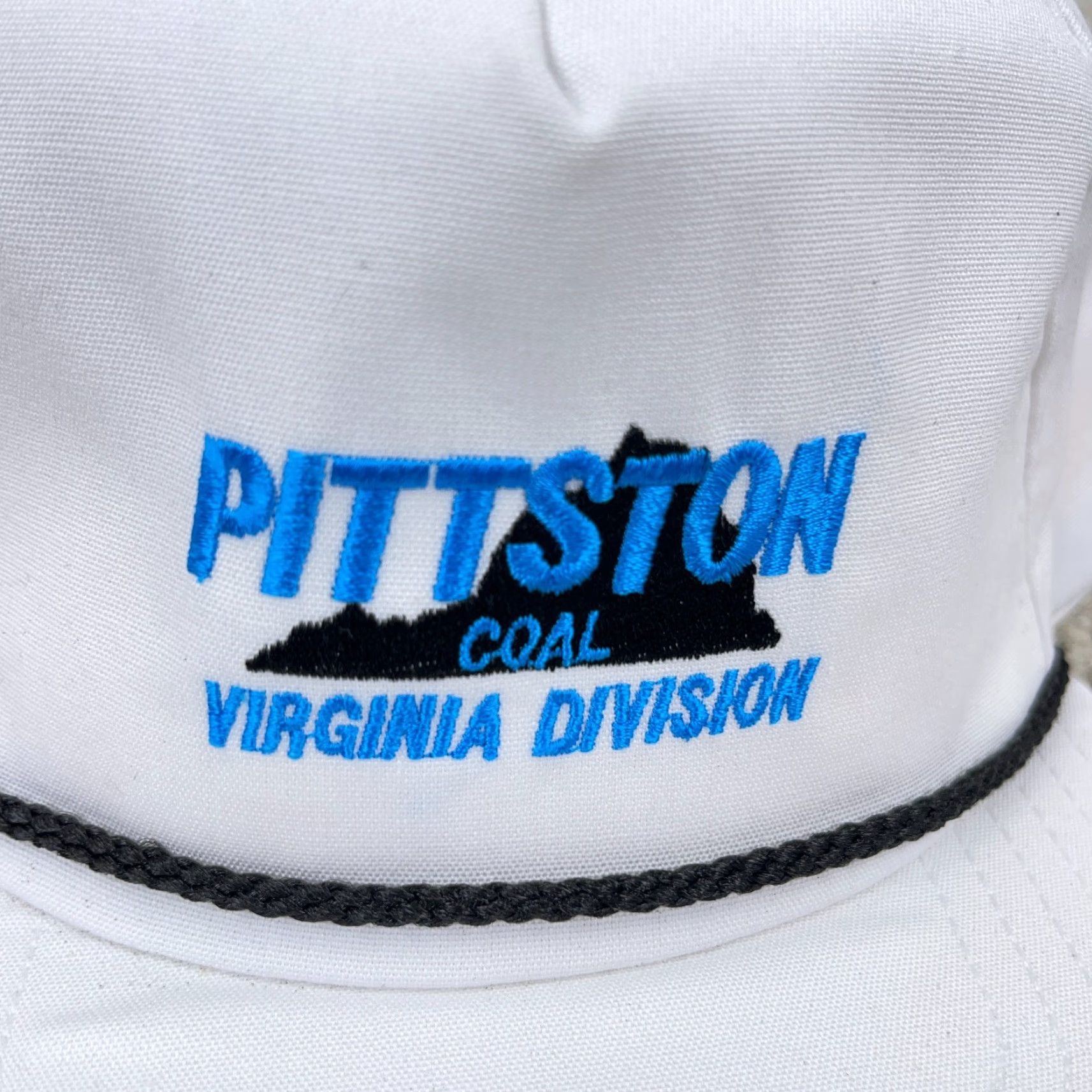 Coal Vintage Made in USA Pittston Coal Trucker Hat Cap Adjustable Cotton Twill 80s 90s Mens Size ONE SIZE - 2 Thumbnail