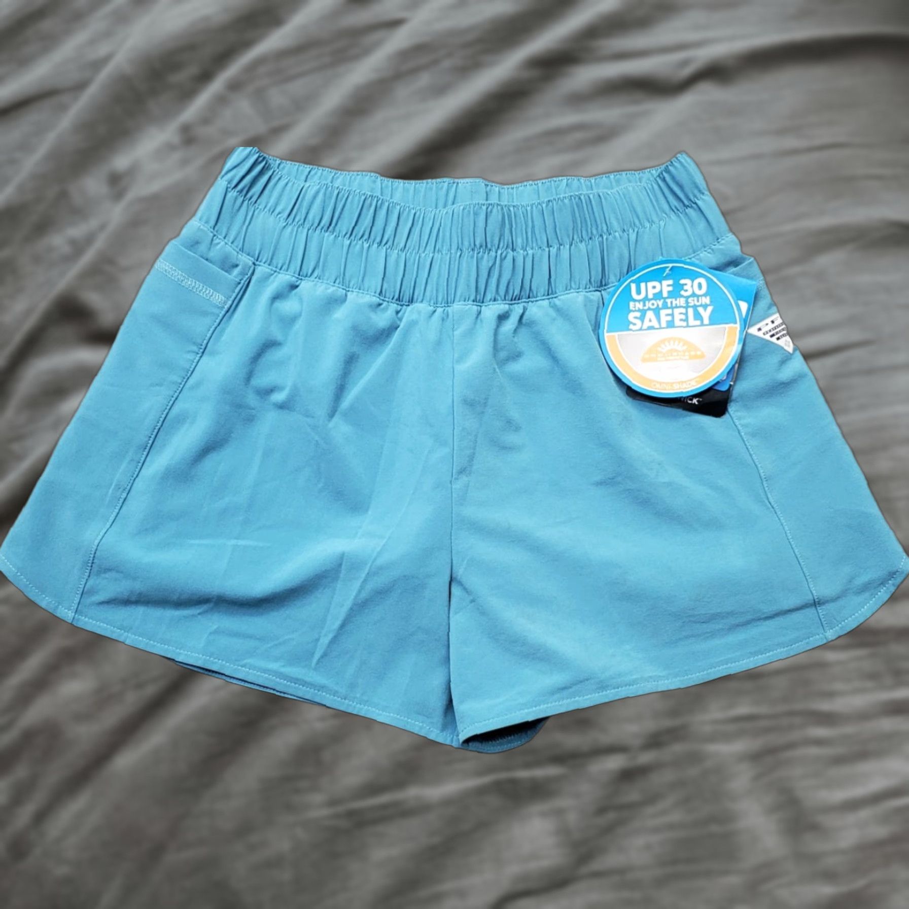 Vintage Columbia Womens Tidal Light Lined Shorts XS Blue UPF 30 Pull-On Size 26" / US 2 / IT 38 - 1 Thumbnail