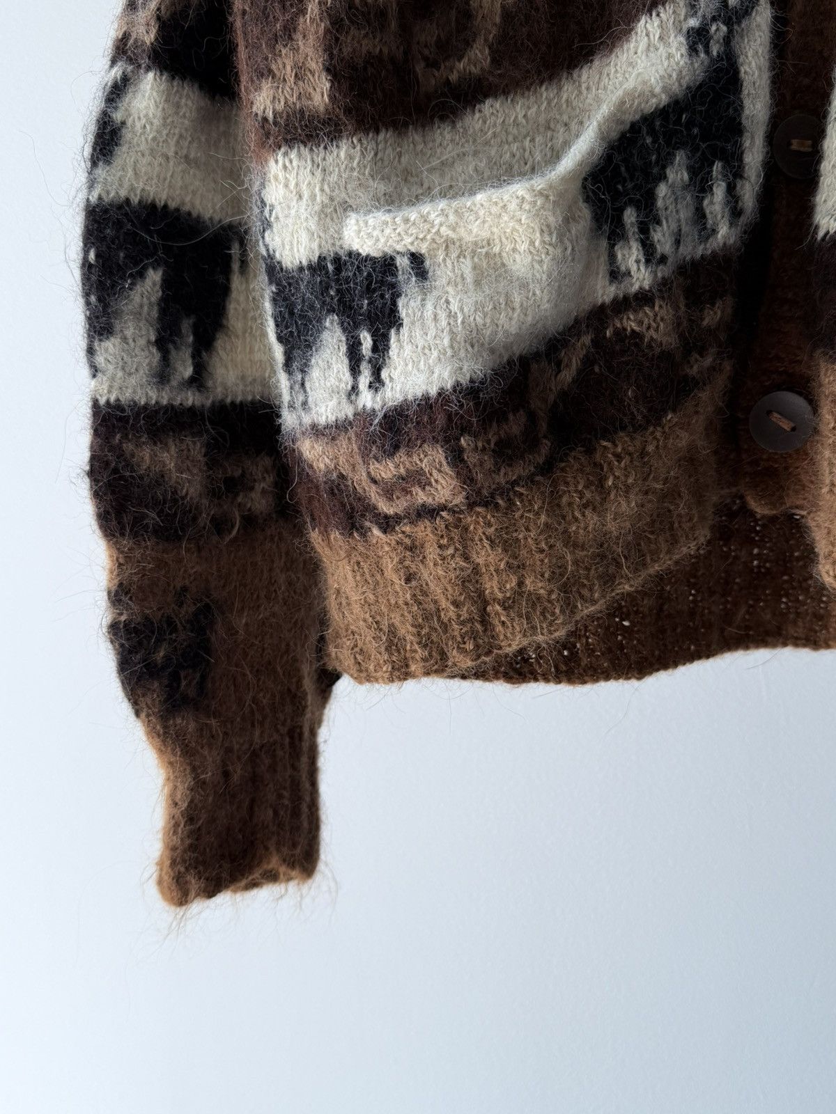 Vintage Vintage 70s Alpaca Wool Cardigan Sweater Size US M / EU 48-50 / 2 - 4 Thumbnail