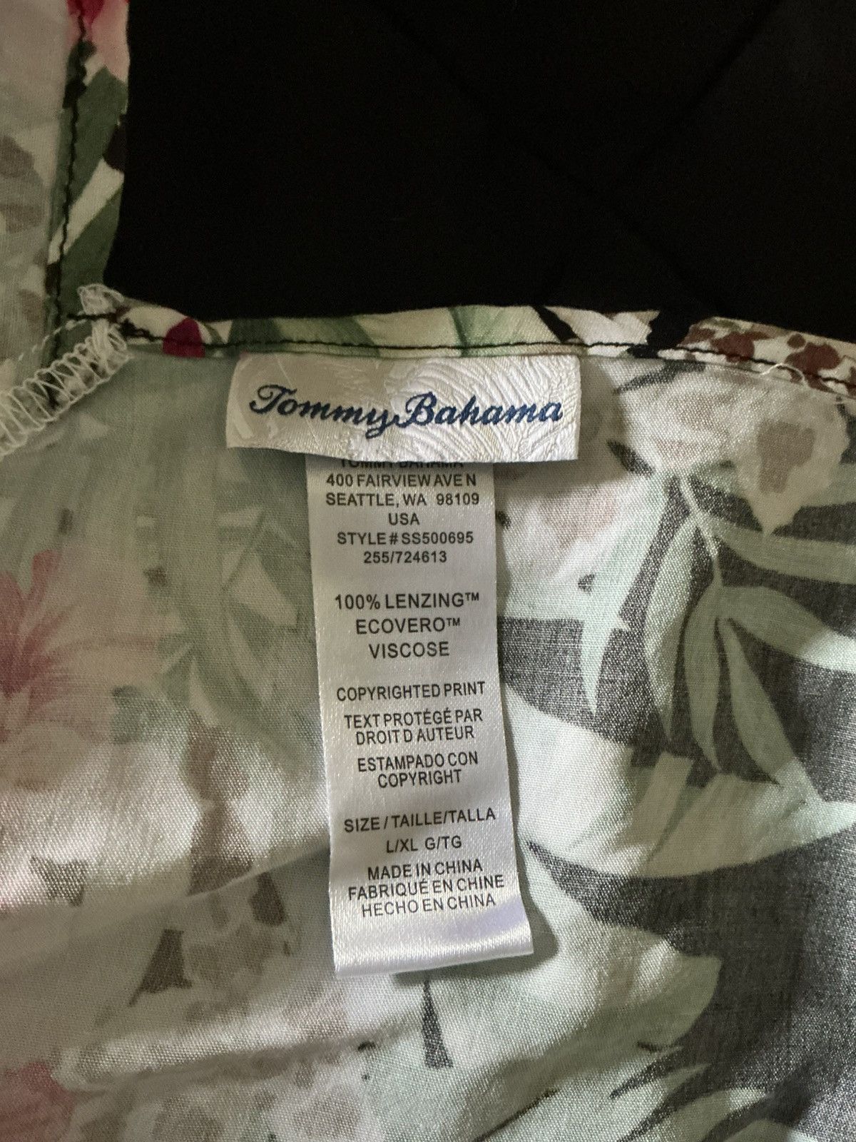 Tommy Bahama Lily cat scarf coverup dress Size XL / US 12-14 / IT 48-50 - 4 Thumbnail
