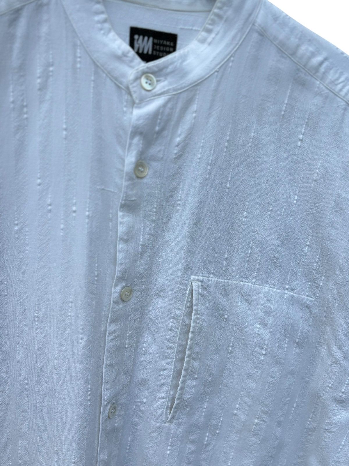 Issey Miyake Issey Miyake Design Studio White Button Up Shirt Size US M / EU 48-50 / 2 - 5 Thumbnail