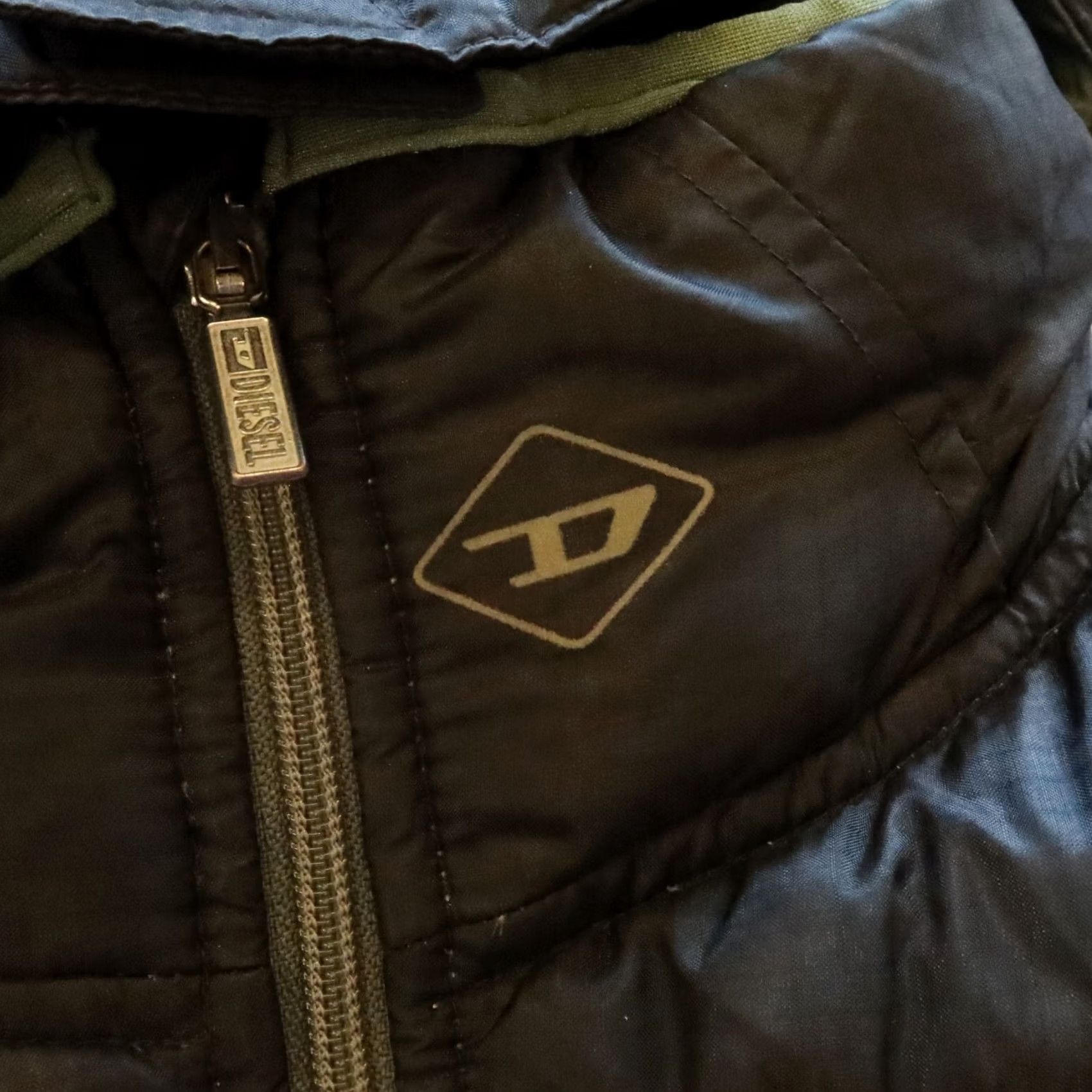 Diesel Vintage Diesel Down Puffer Nylon Jacket Mens X/S Black Jacket Size US S / EU 44-46 / 1 - 5 Thumbnail