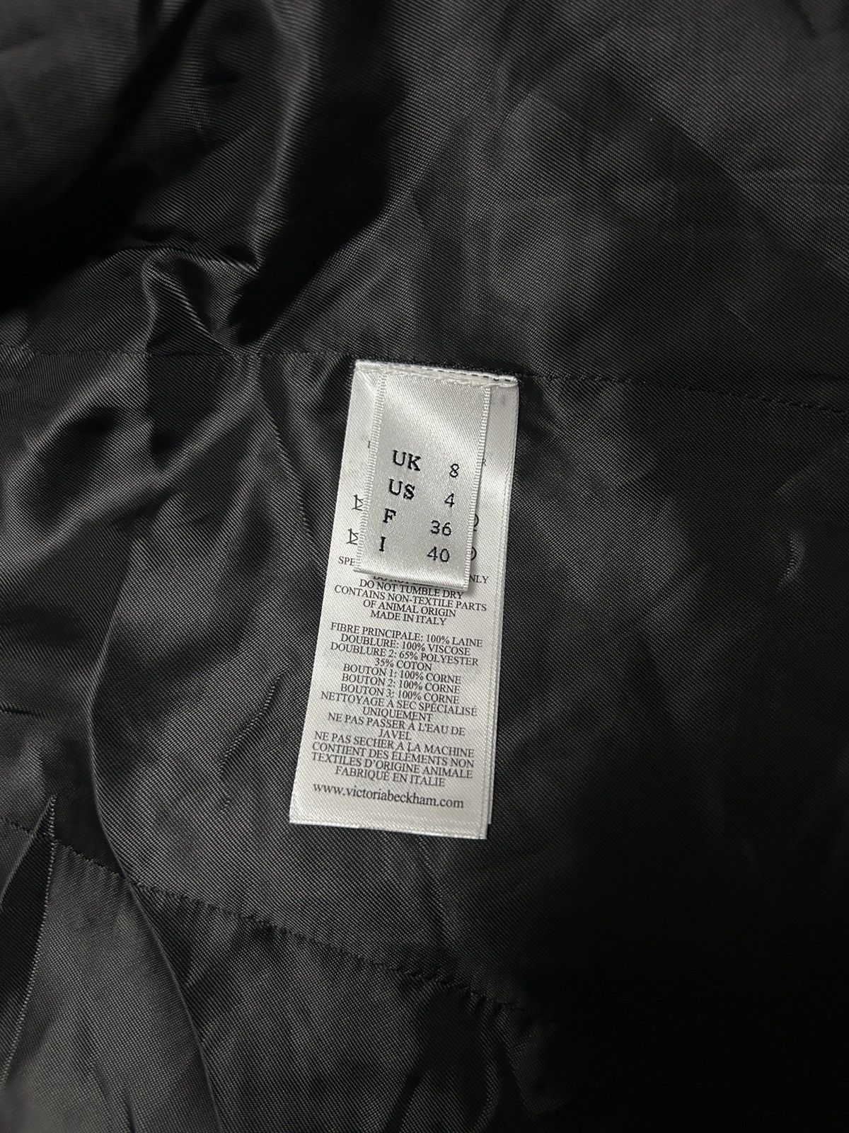 Victoria Beckham Double Breasted Blazer Size S / US 4 / IT 40 - 11 Thumbnail