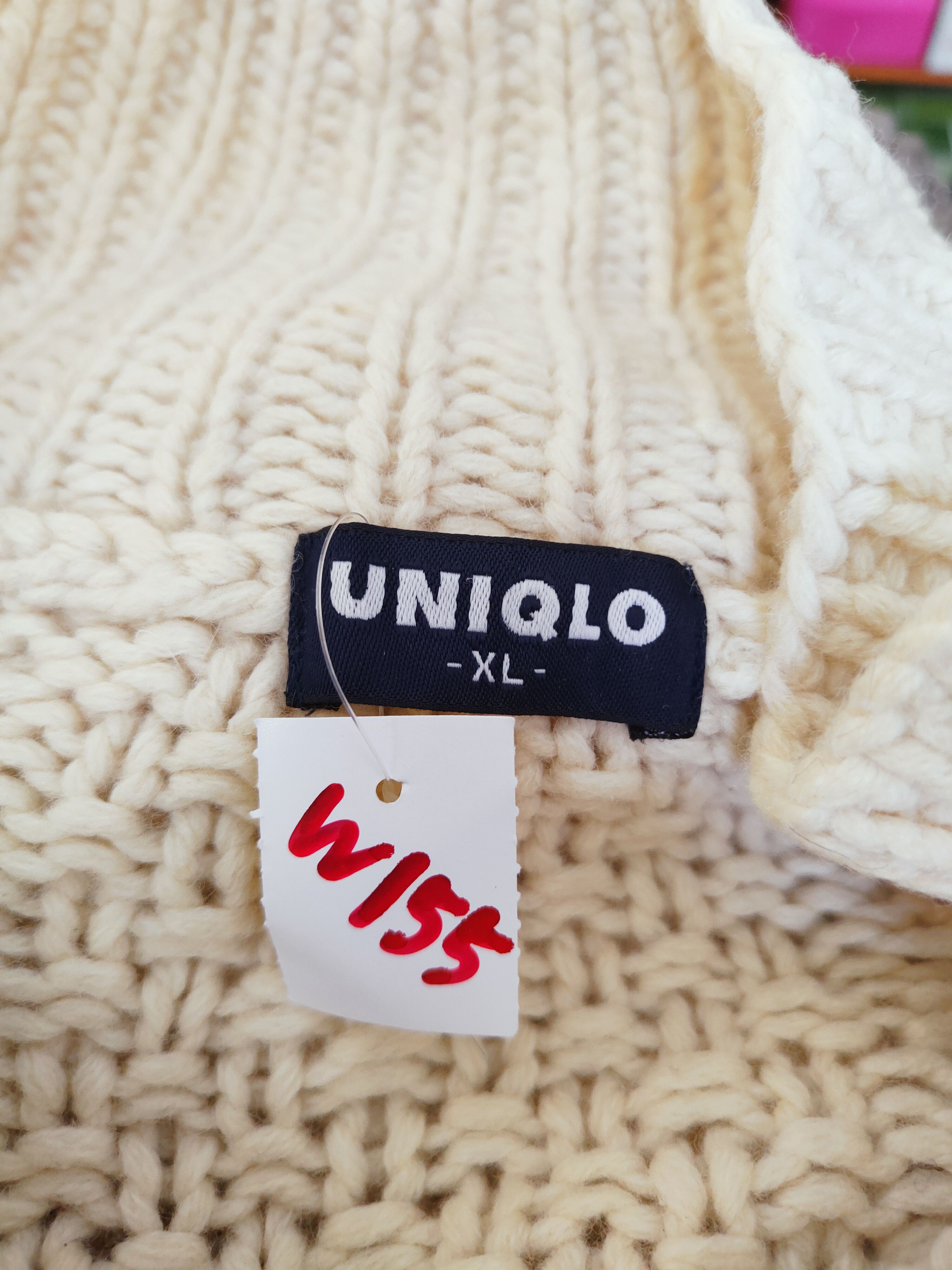 Homespun Knitwear Uniqlo Cream cable Knitwear Sweaters cardigan #W155 Size US XL / EU 56 / 4 - 11 Thumbnail