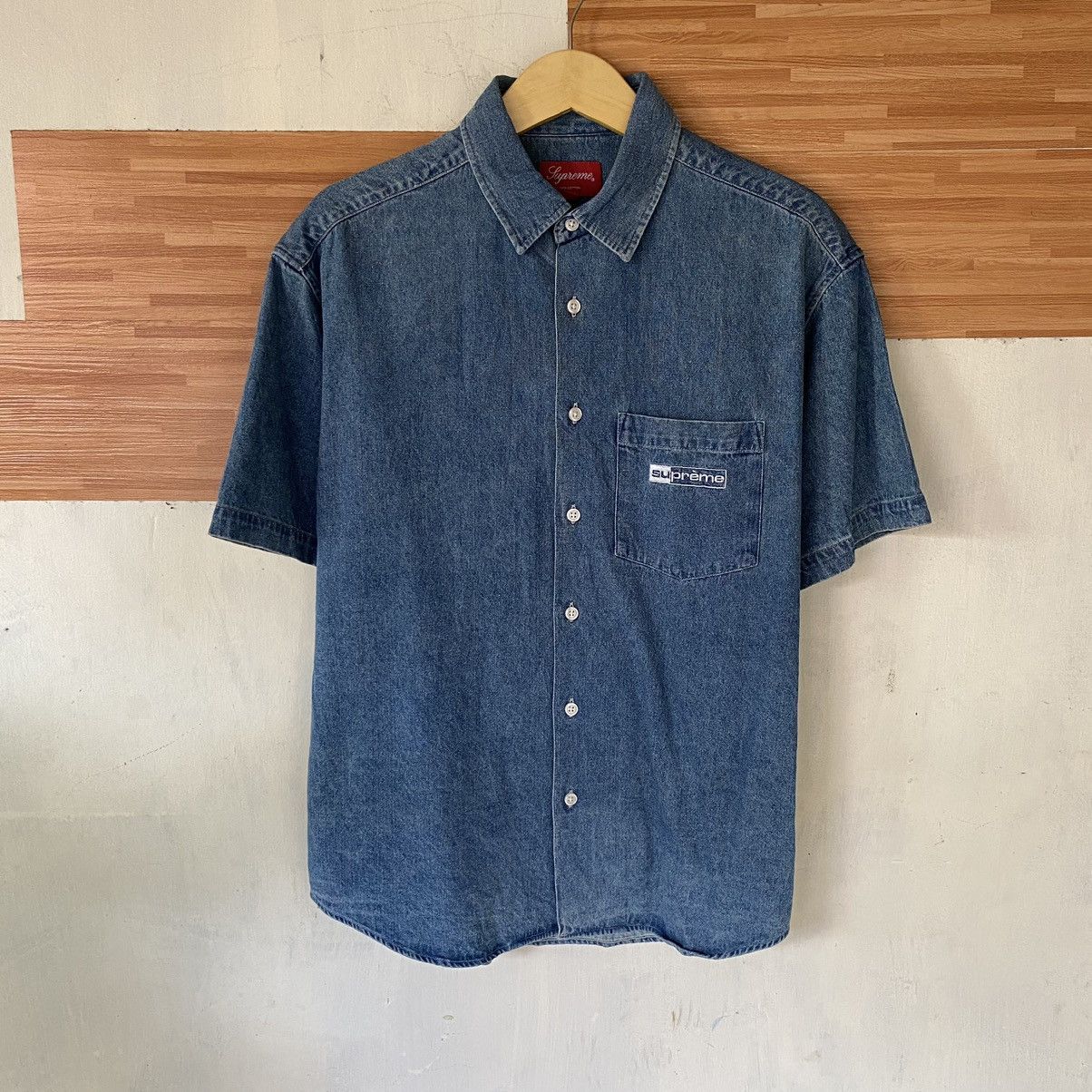 Supreme ❗LAST DROP❗Supreme Invert Denim Shirt SS20 | Grailed