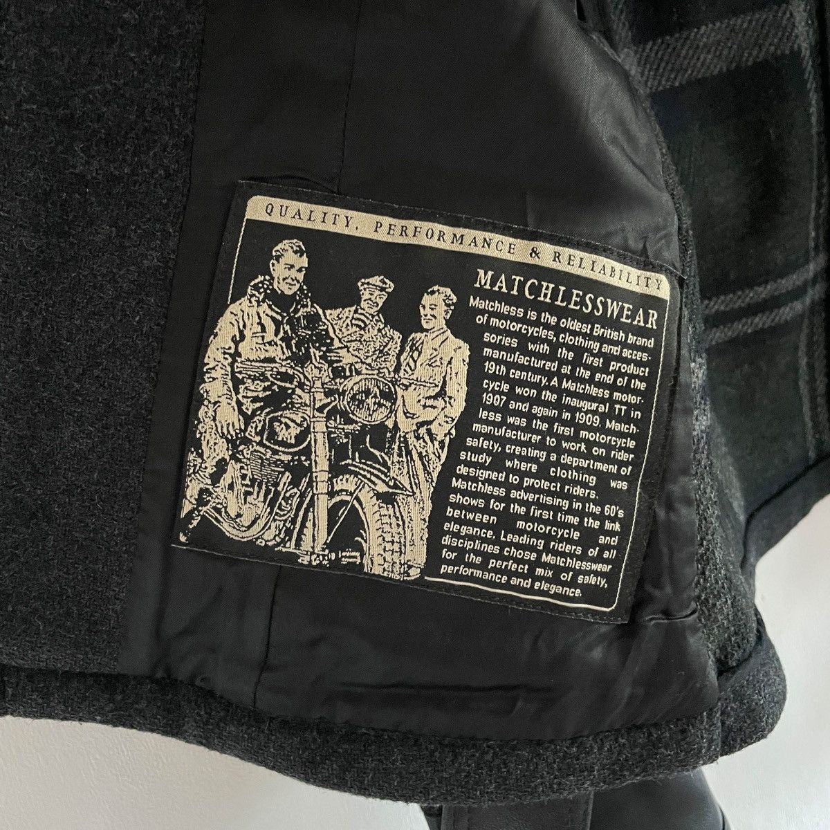 Matchless Matchless Vintage Rider Leather Belted Jacket Size M / US 6-8 / IT 42-44 - 12 Thumbnail