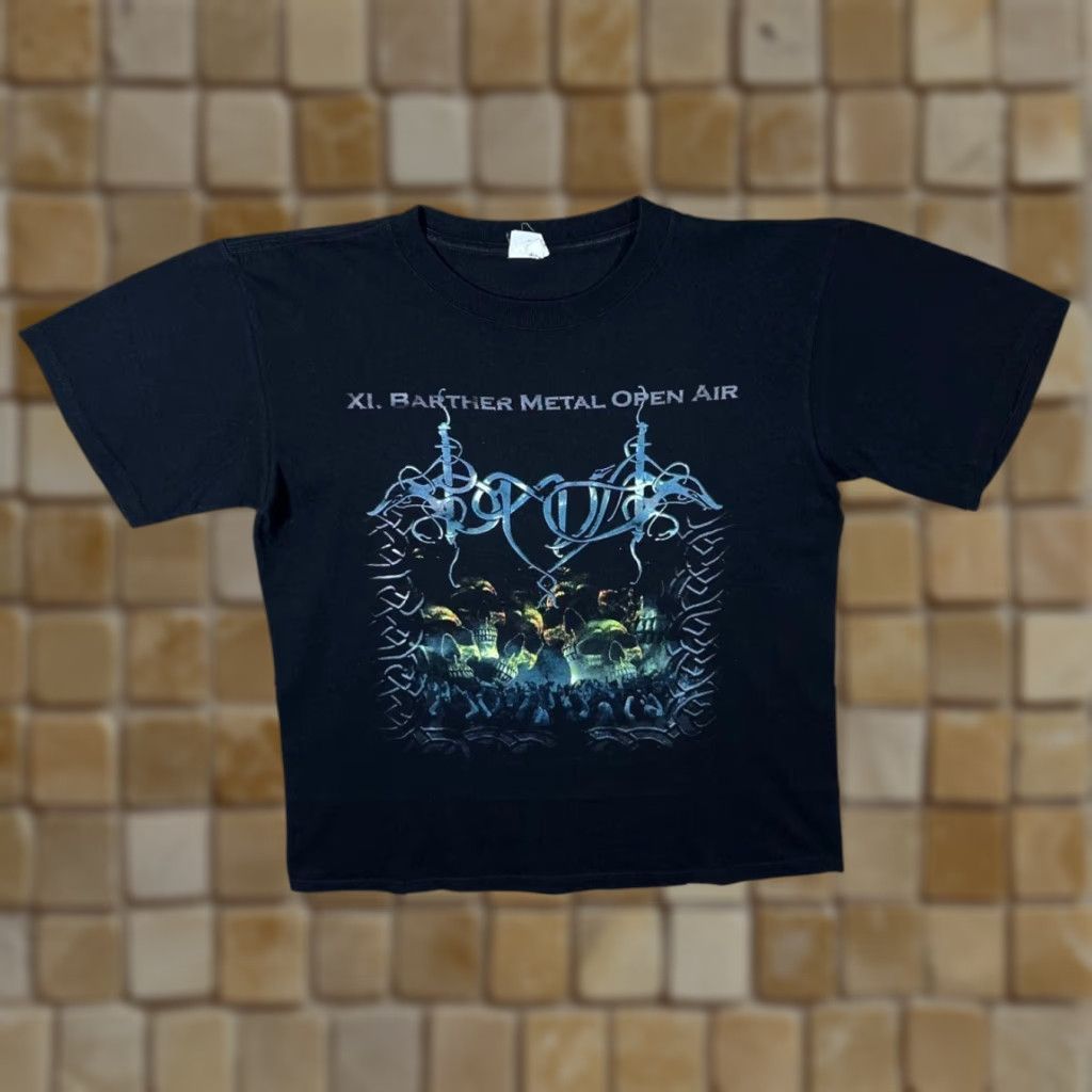Anvil XI. Barther Metal Open Air 2009 Heavy Metal Band Festival Lineup T-Shirt Medium Black Anvil Logo Graphic front back Shirt Mens M Concert 90s? Size US M / EU 48-50 / 2 - 1 Thumbnail