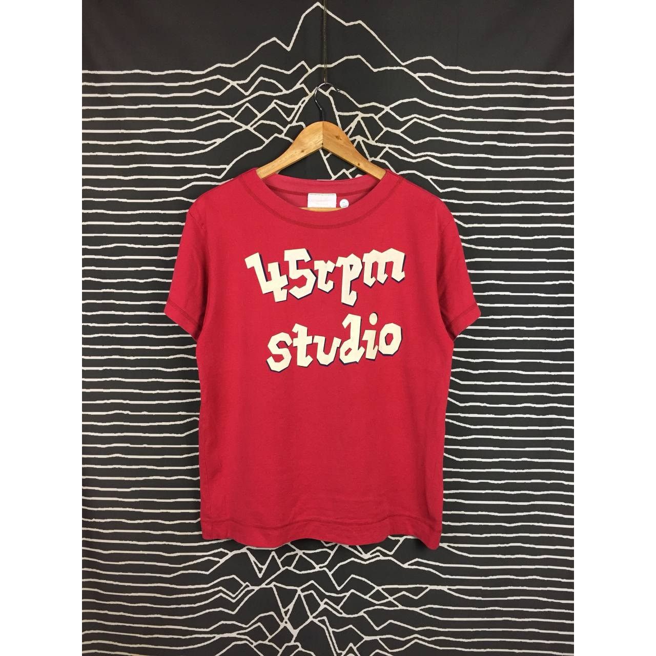 45rpm Vtg 45rpm Studio Spell Out Logo Made In Japan Tee Size US M / EU 48-50 / 2 - 1 Thumbnail