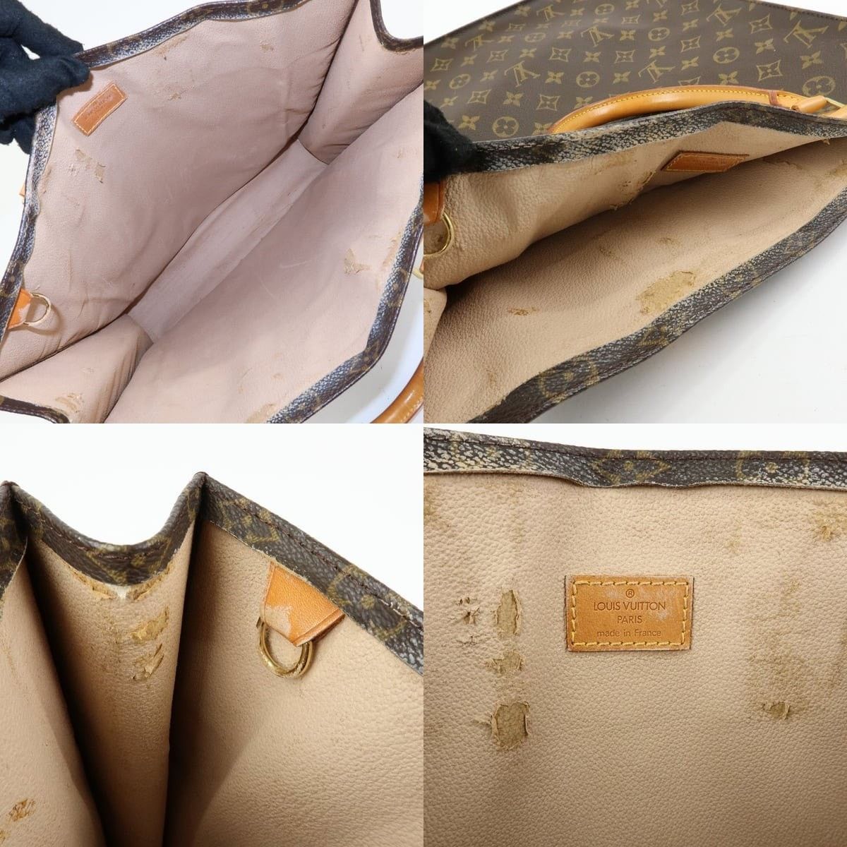 Louis Vuitton Louis Vuitton Monogram Sac Plat Tote Brown Size ONE SIZE - 7 Thumbnail