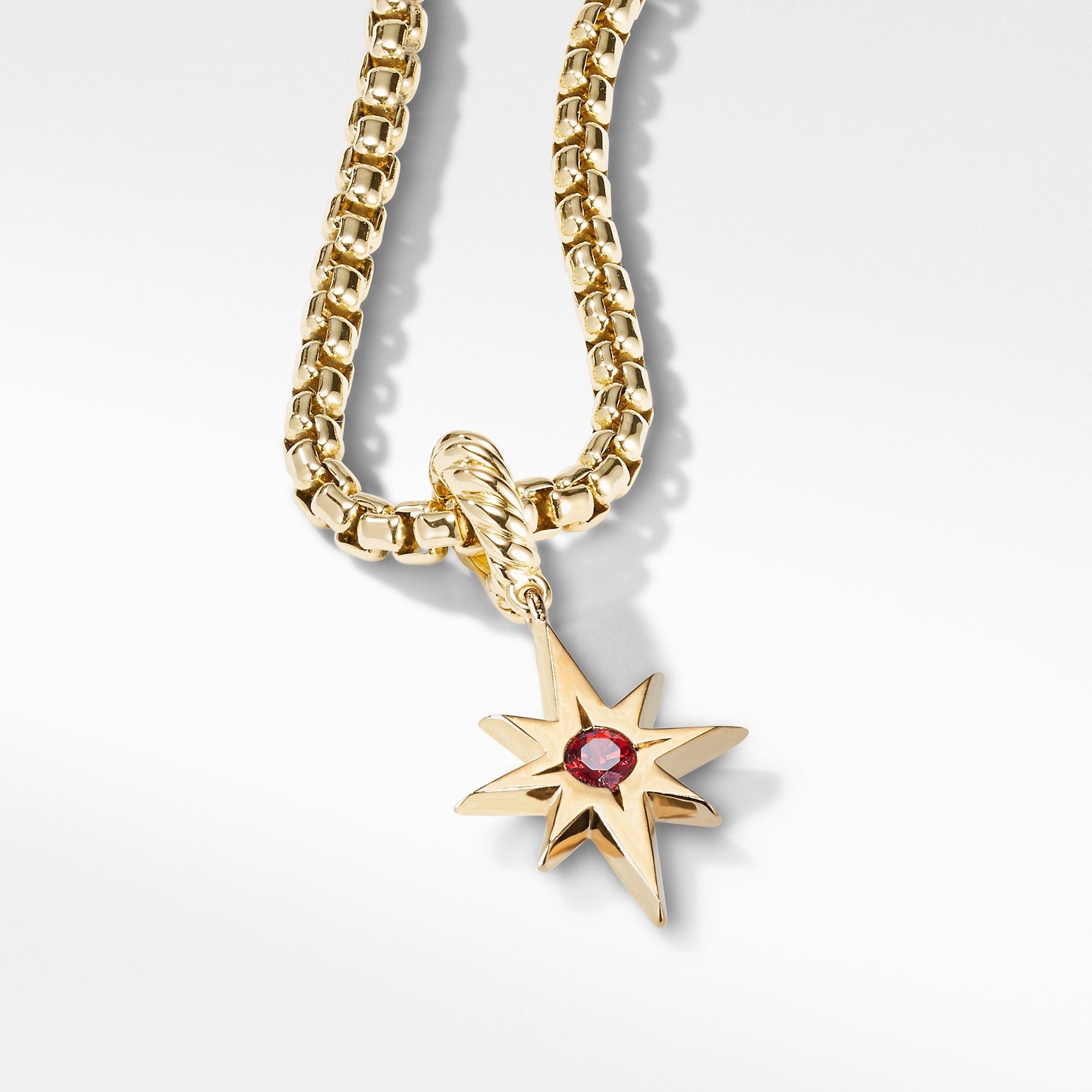 David Yurman o1w1db10325 North Star Birthstone Yellow Gold with Garnet Size ONE SIZE - 1 Thumbnail