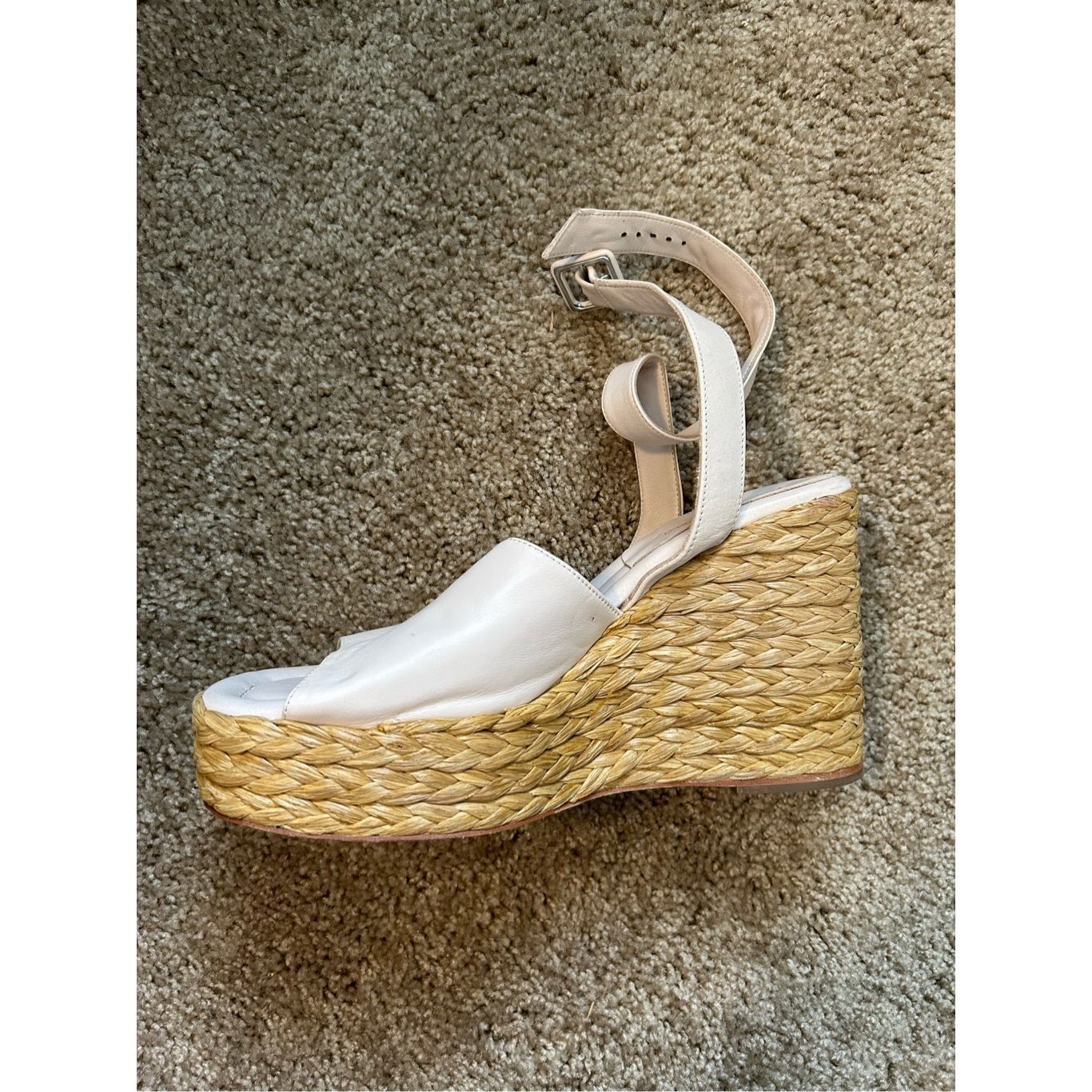 Paloma Bercelo Paloma Barceló Clama Jute-Wedge Sandals Glacial Pink, Sz EU Size US 9 / IT 39 - 15 Thumbnail