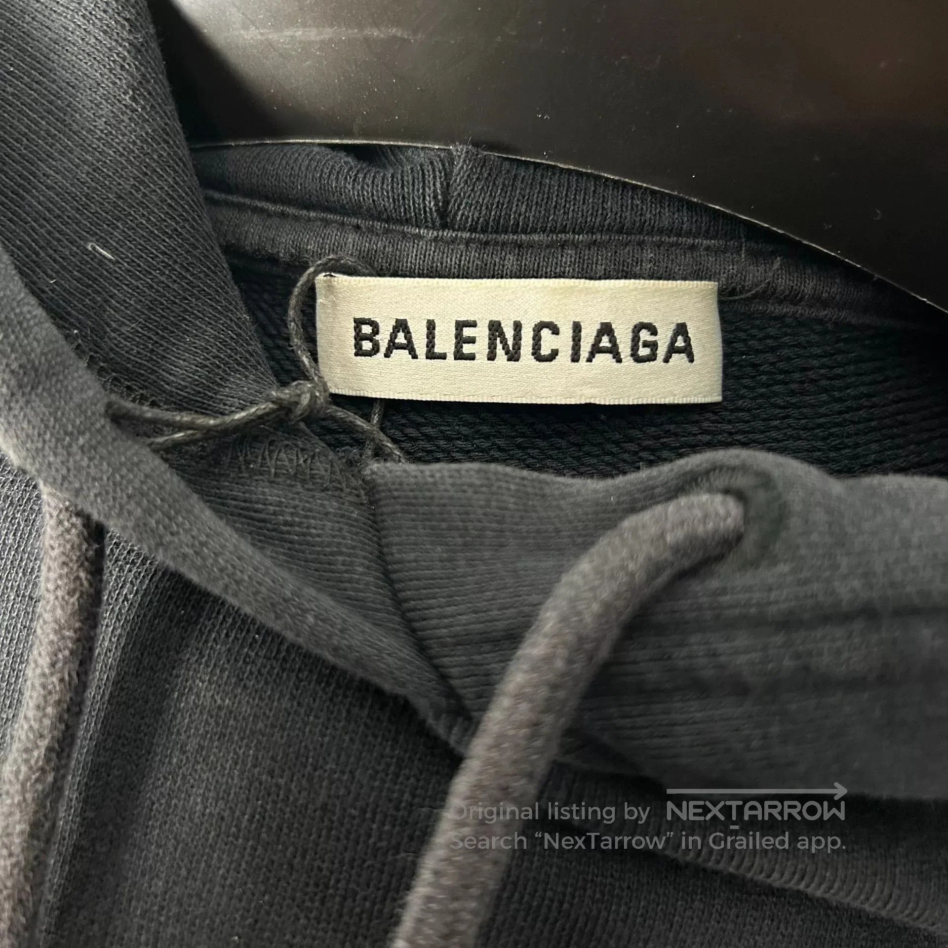 Balenciaga balenciaga black rainbow graphic hoodie. Size XXS / US 00 / IT 34 - 3 Thumbnail