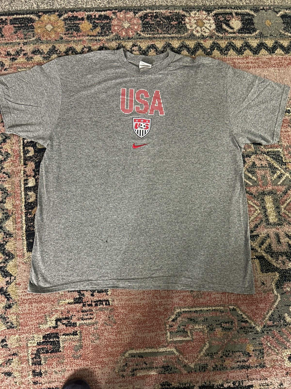 Nike Vintage 2000s Nike Team USA Soccer T-Shirt - Size 2XL Size US XXL / EU 58 / 5 - 1 Thumbnail