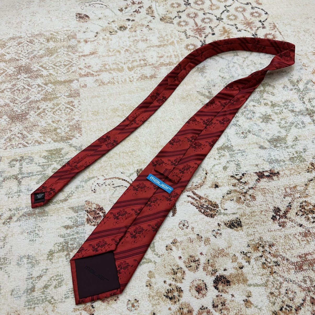 Vintage Luxury Tie Mauer Mayer Italy Vintage Streetwear Classic Size ONE SIZE - 2 Thumbnail