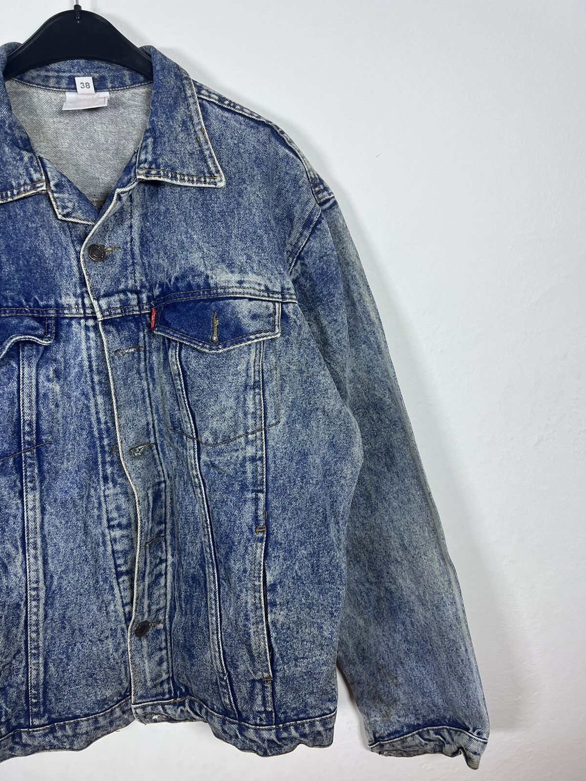 Levi's Vintage Levi’s Denim Jacket Acid Wash Jean Jacket 90’s Size US L / EU 52-54 / 3 - 4 Thumbnail