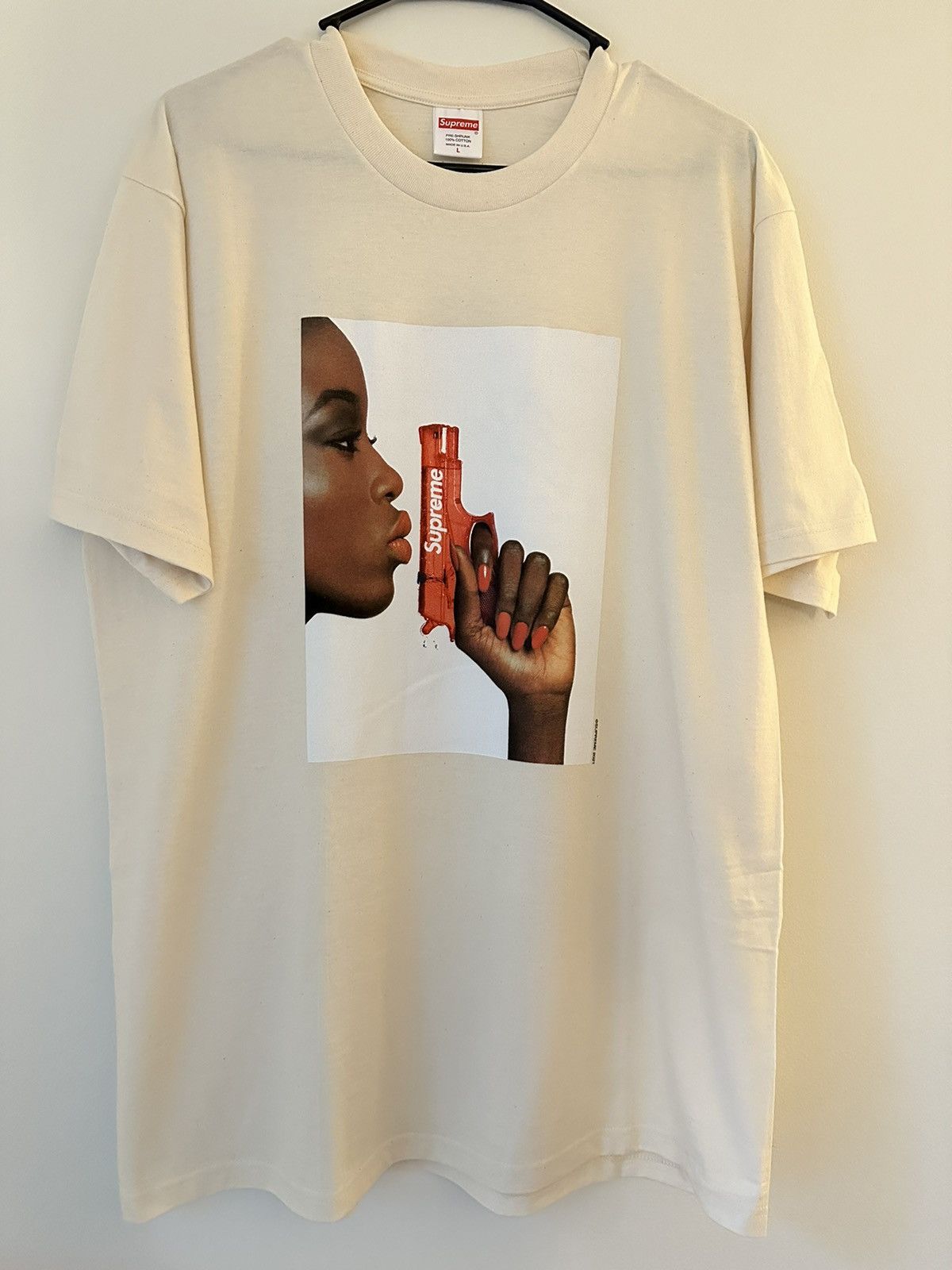 Supreme Supreme Water Pistol Tee Size US L / EU 52-54 / 3 - 1 Thumbnail