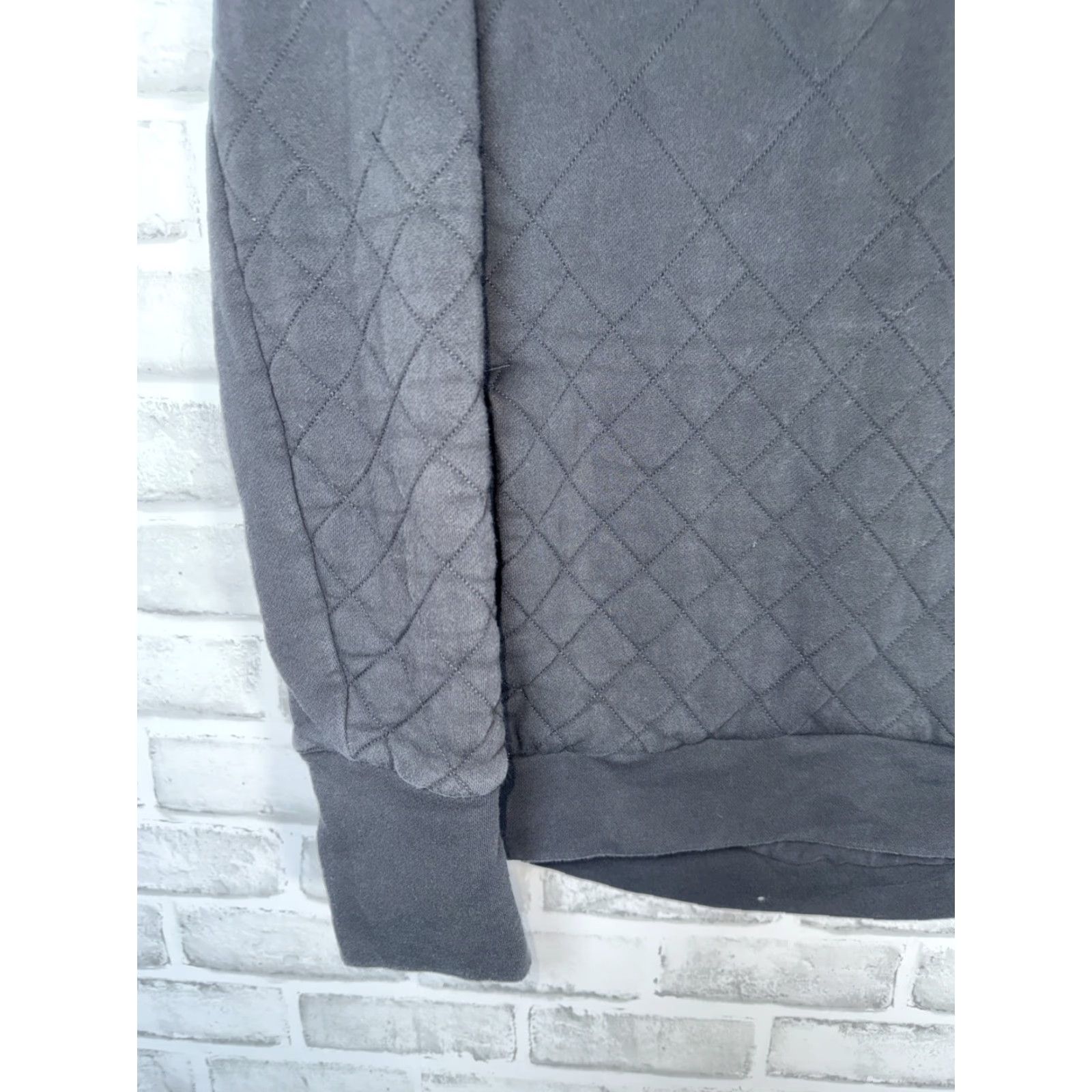 Lululemon LULULEMON Black Quilted Jacket Womens 8 1/4 Zip Activewear Athleisure Size M / US 6-8 / IT 42-44 - 6 Thumbnail