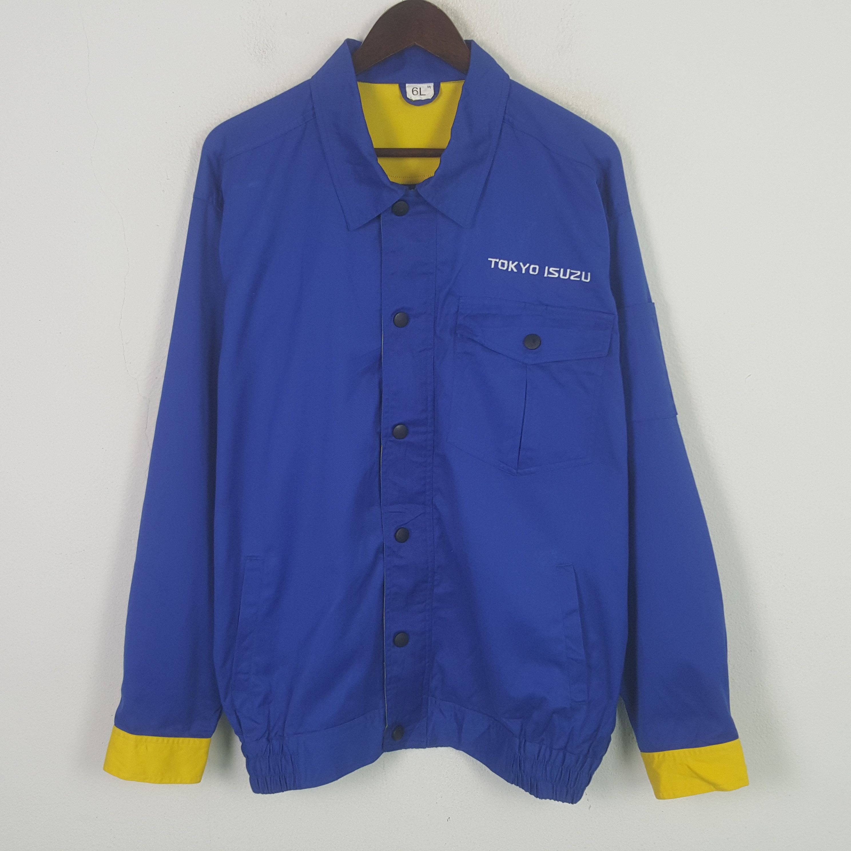Japanese Brand Vintage Isuzu Worker Uniform Jacket Size US XL / EU 56 / 4 - 3 Thumbnail