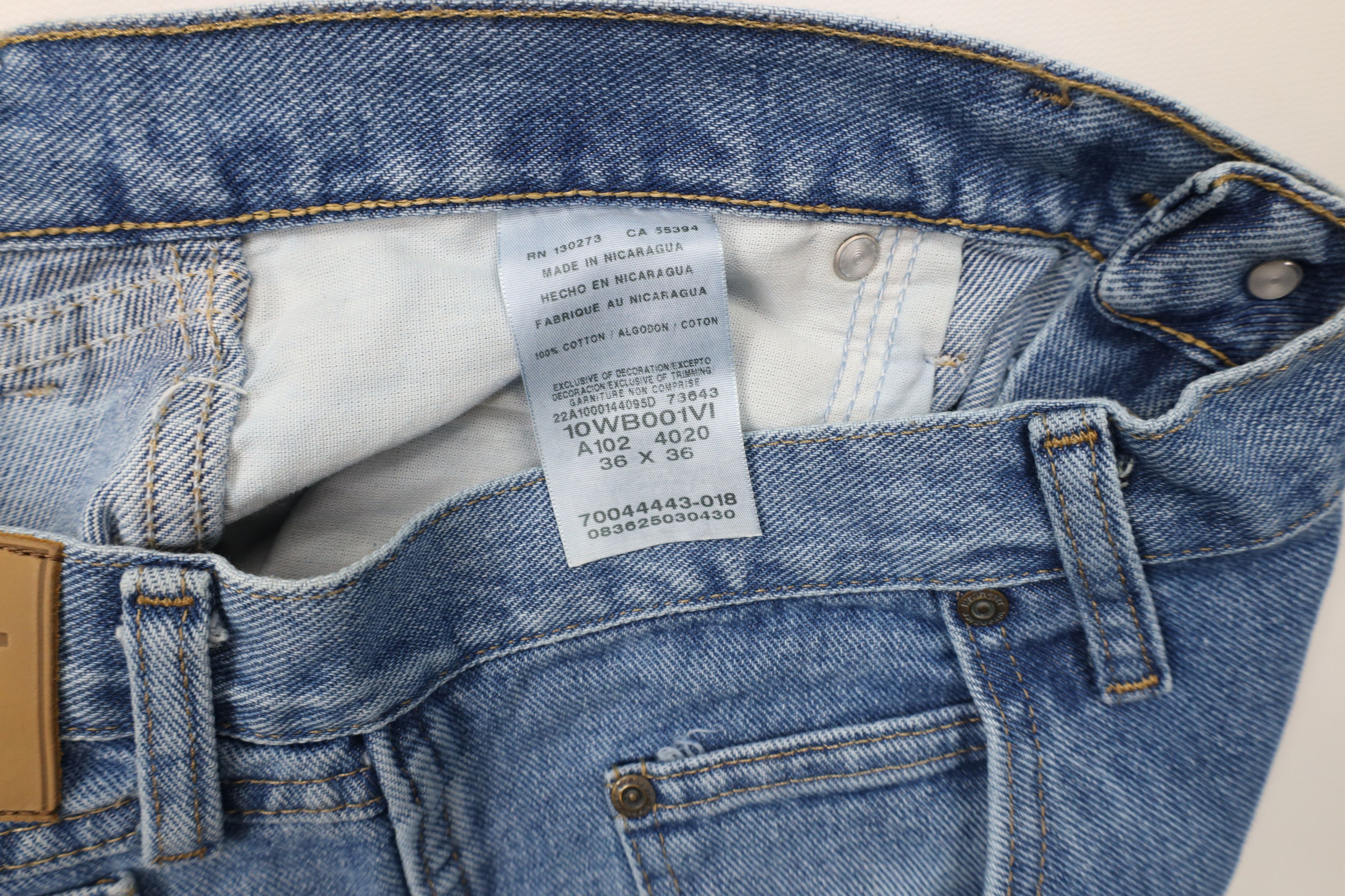 Vintage × Wrangler Deadstock Vintage Y2K Wrangler Fit Denim Jeans Blue Cotton Size US 36 / EU 52 - 6 Thumbnail