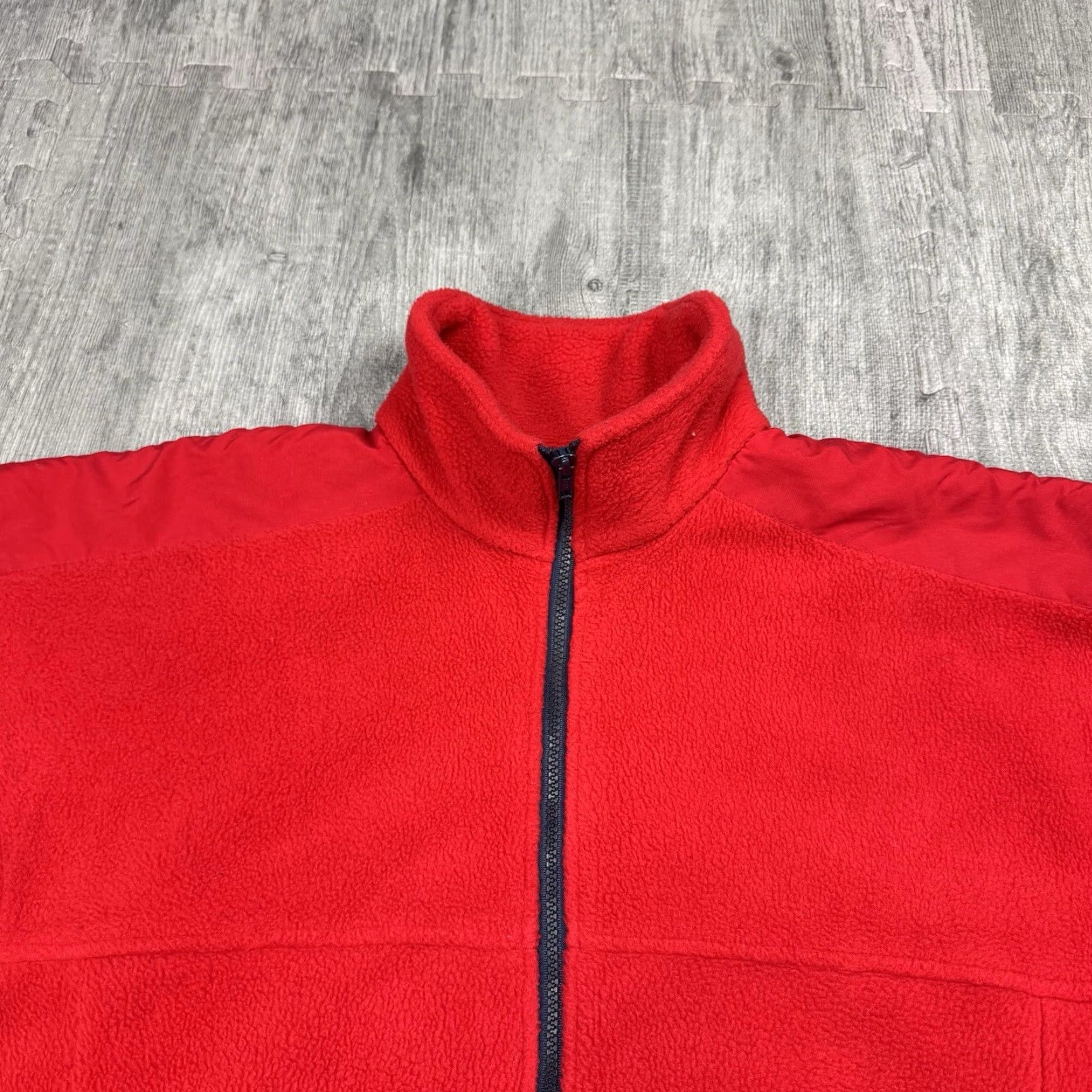 Vintage VINTAGE VTG LL BEAN FULL ZIP RED HEAVYWEIGHT FLEECE JACKET NYLON PATCH XL Size US XL / EU 56 / 4 - 2 Thumbnail