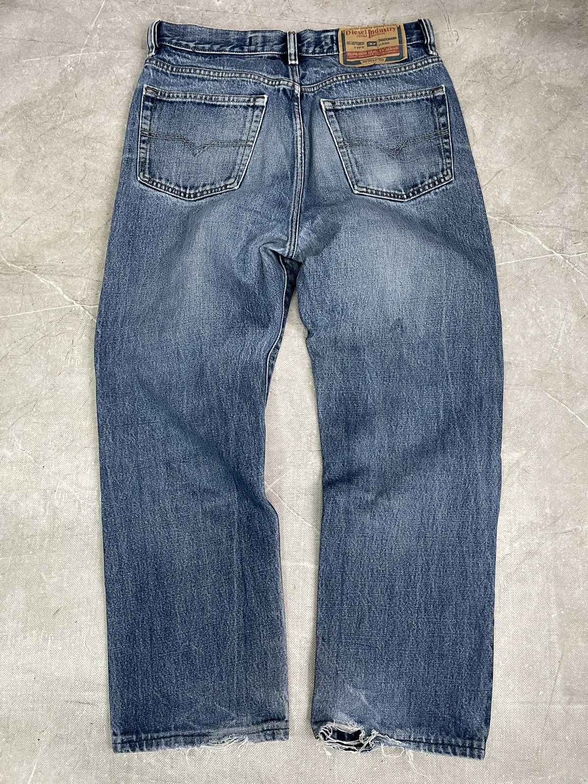 Diesel Diesel Blue Jeans Baggy Straight Fit Denim Pants retro style Size US 32 / EU 48 - 7 Thumbnail