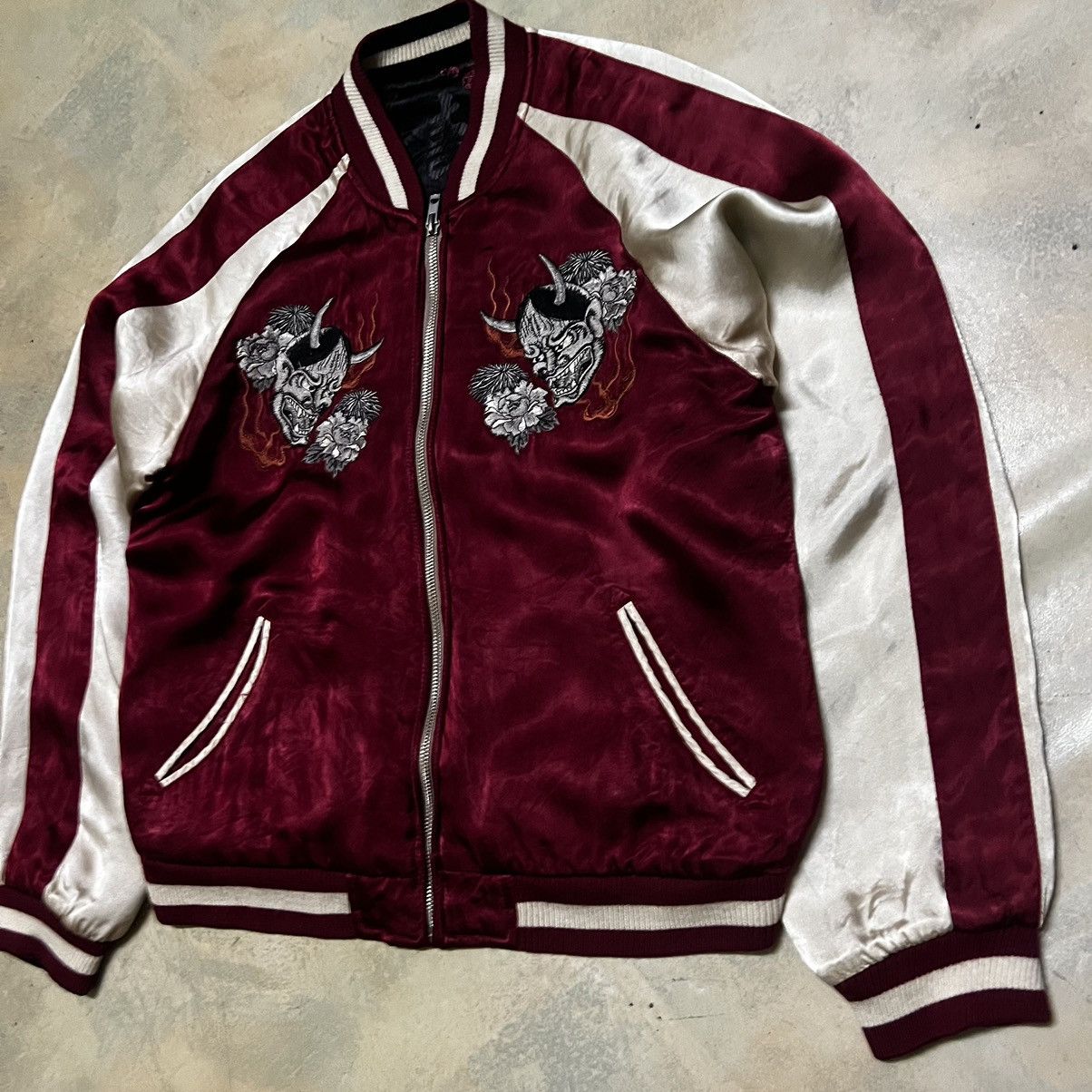 Japanese Brand Devil Sukajan Reversible Jacket Size US S / EU 44-46 / 1 - 5 Thumbnail