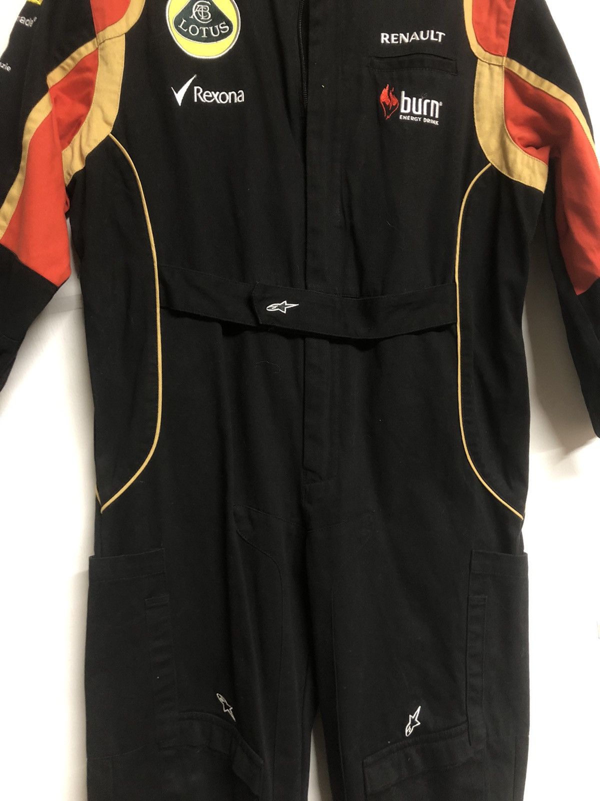 Alpinestars × Vintage Lotus racing team alpinestars multi logo racing suit rare Size US XXS / EU 40 - 2 Thumbnail