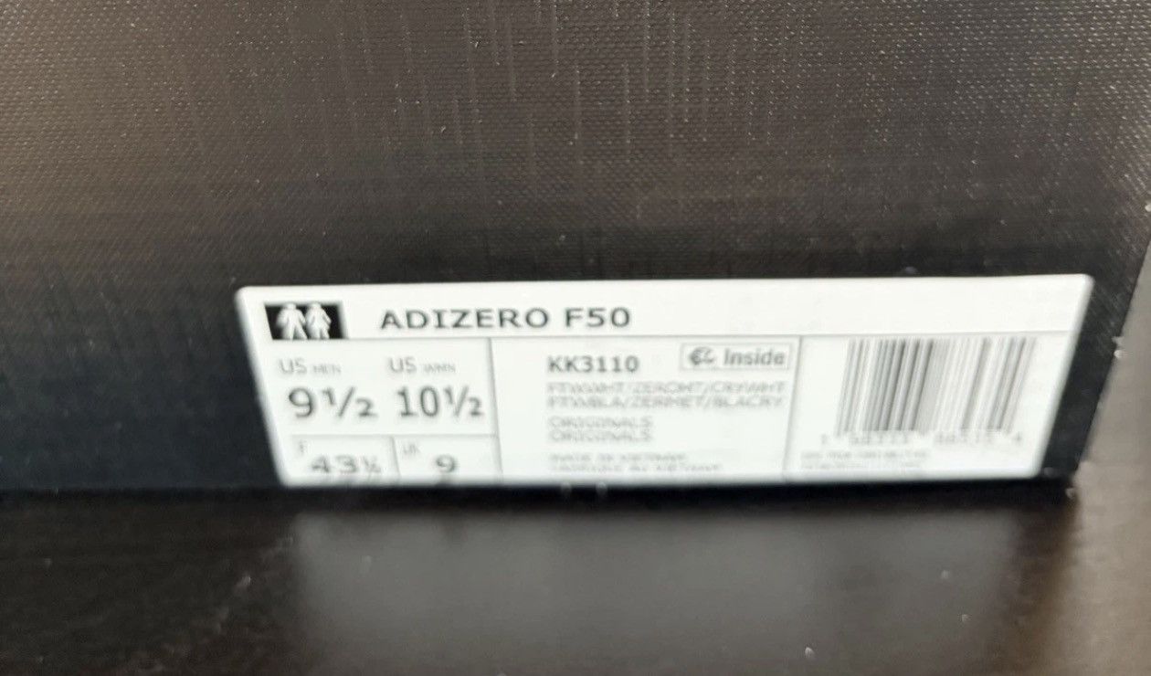 Adidas Adidas Adizero F50 Batch 000 CT Scan (9.5) Size US 9.5 / EU 42-43 - 12 Thumbnail